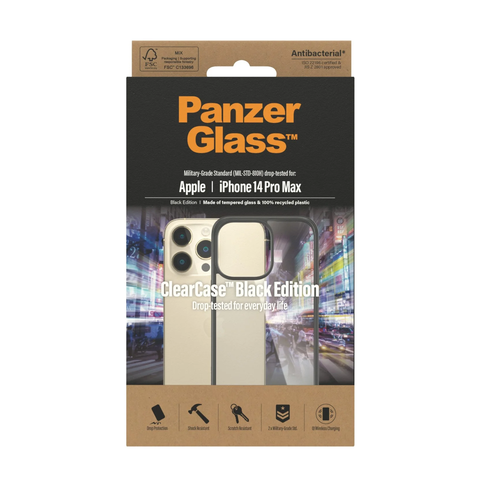 PanzerGlass® ClearCase Transparent iPhone 14 Pro Max - Image 3