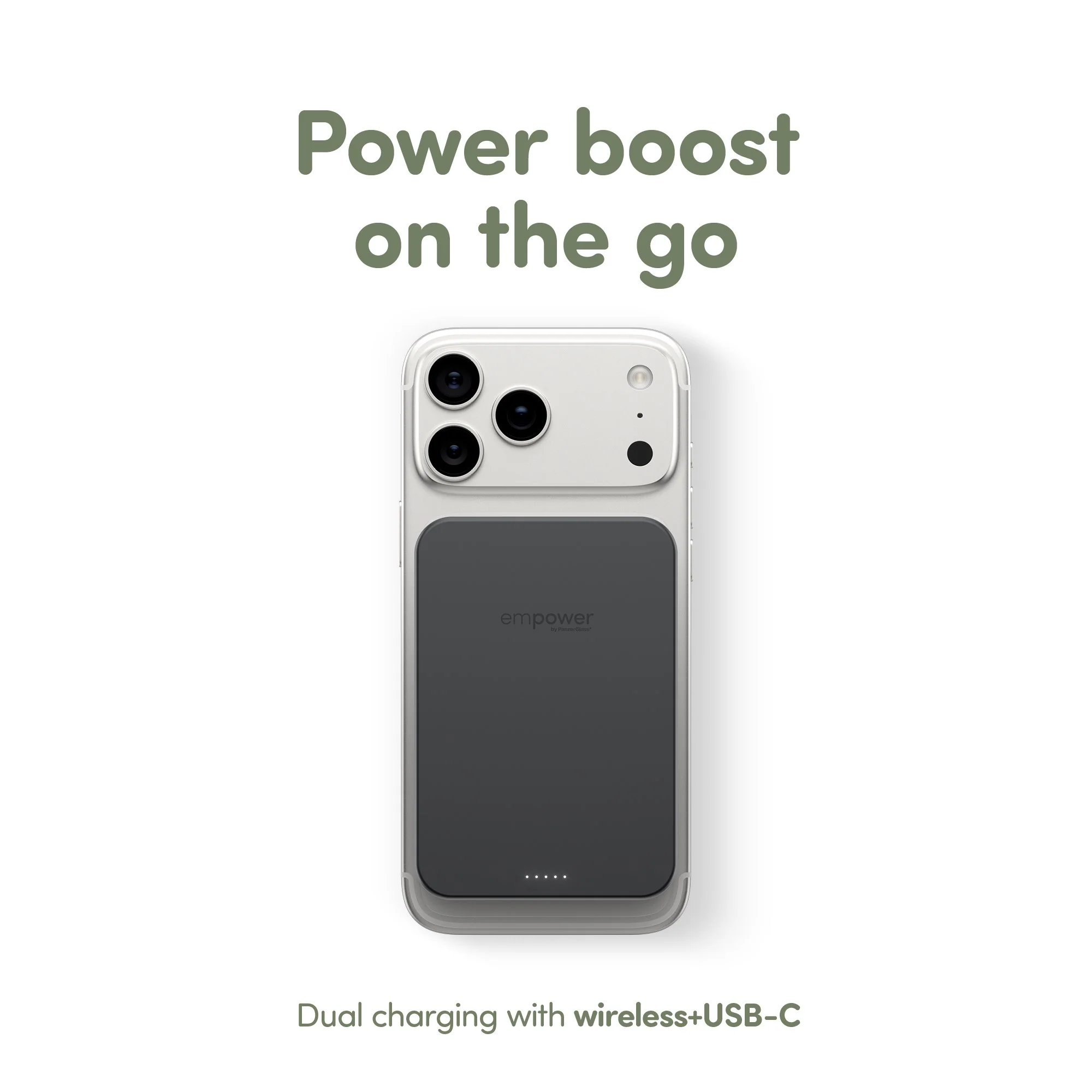 empower™ by PanzerGlass® empower™ Bank | 10000mAh | Space Black - Image 10