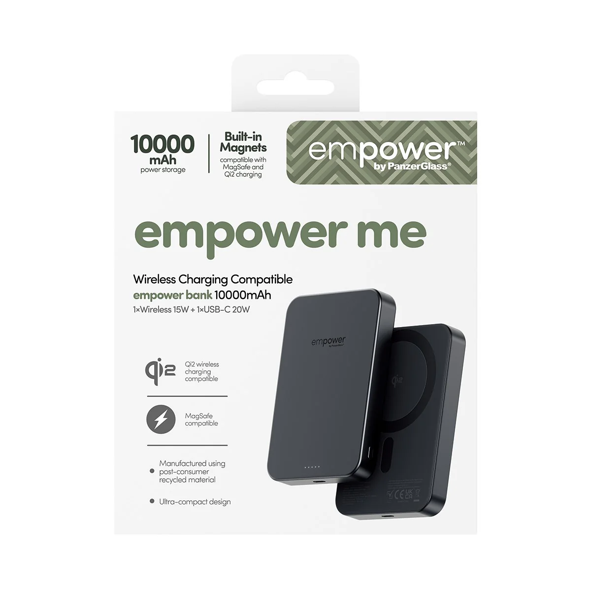 empower™ by PanzerGlass® empower™ Bank | 10000mAh | Space Black - Image 3