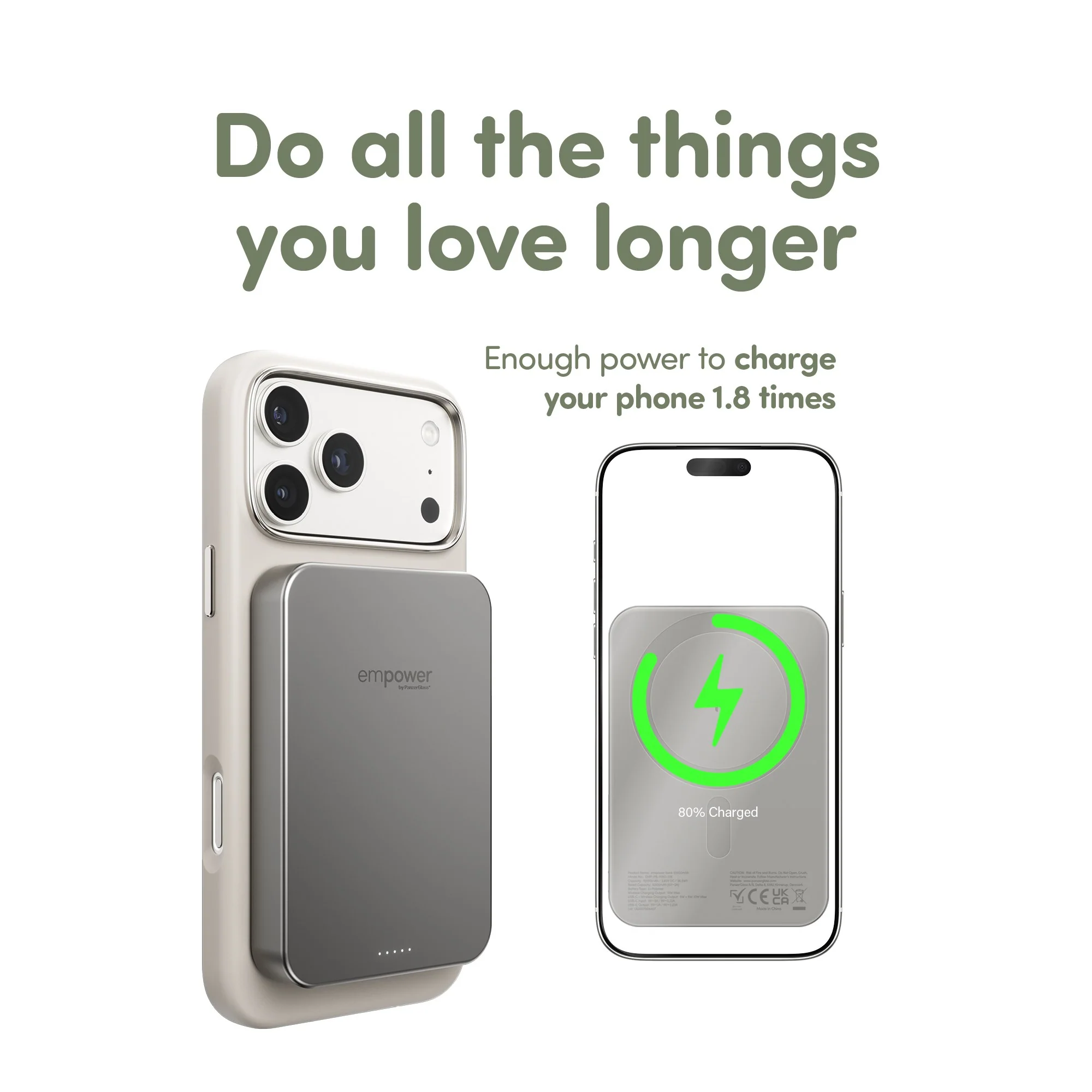 empower™ by PanzerGlass® empower™ Bank | 10000mAh | Titanium - Image 11