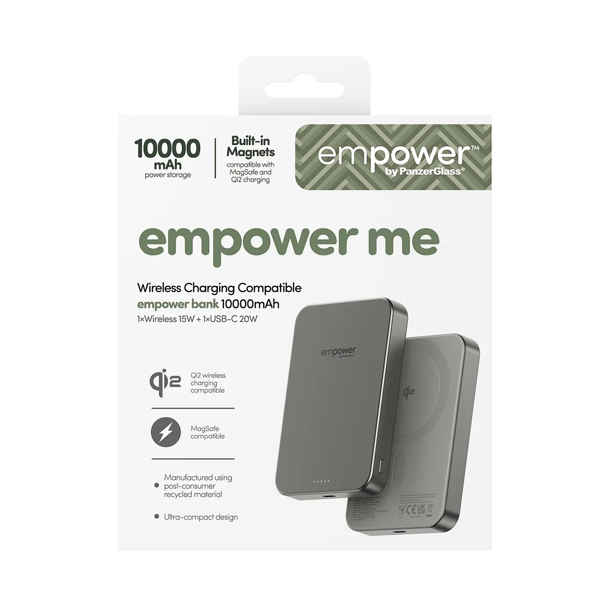 empower™ by PanzerGlass® empower™ Bank | 10000mAh | Titanium - Image 3