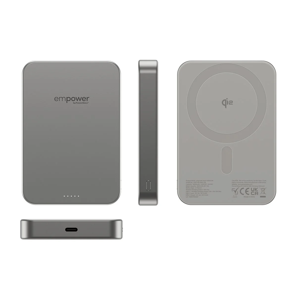 empower™ by PanzerGlass® empower™ Bank | 10000mAh | Titanium - Image 5