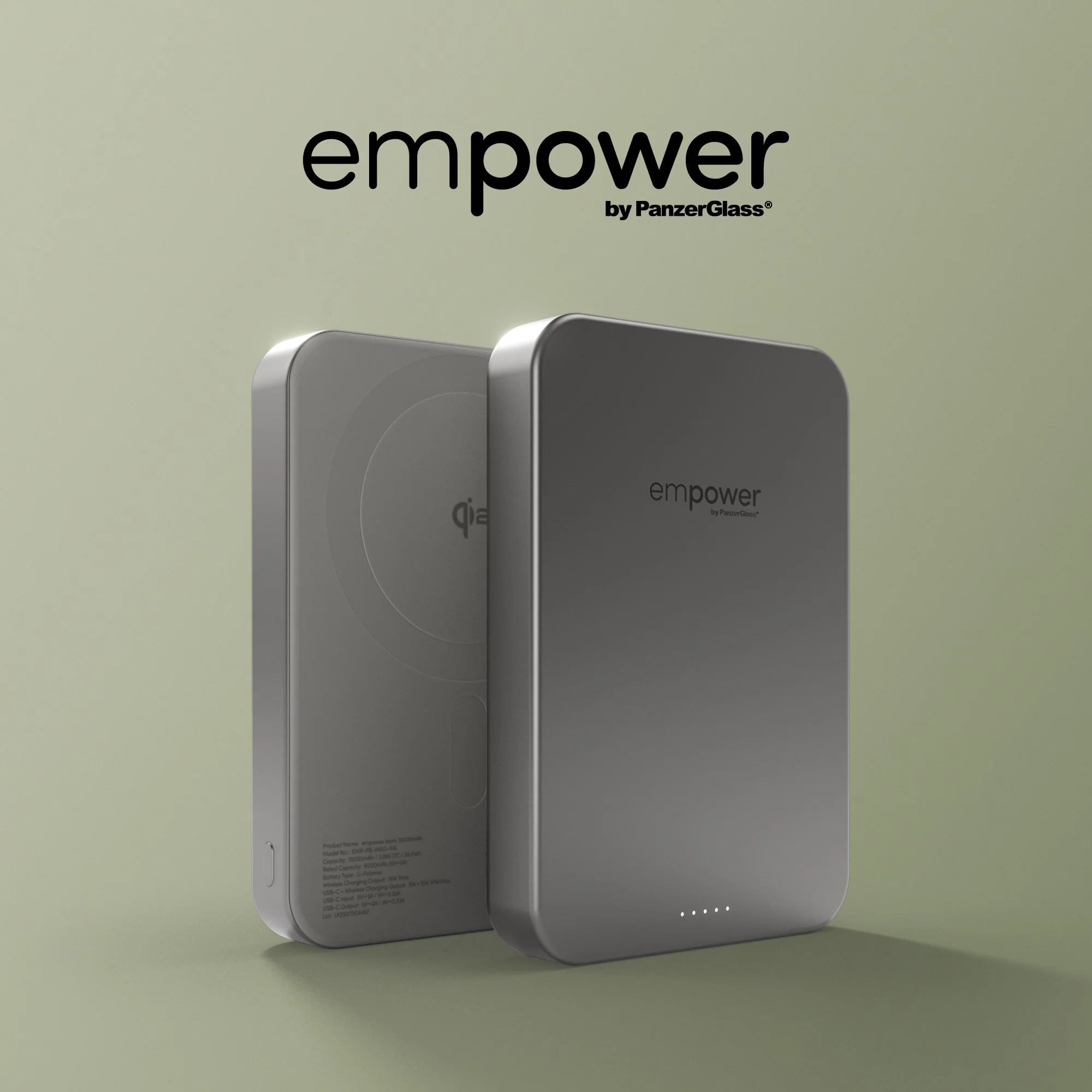 empower™ by PanzerGlass® empower™ Bank | 10000mAh | Titanium - Image 6