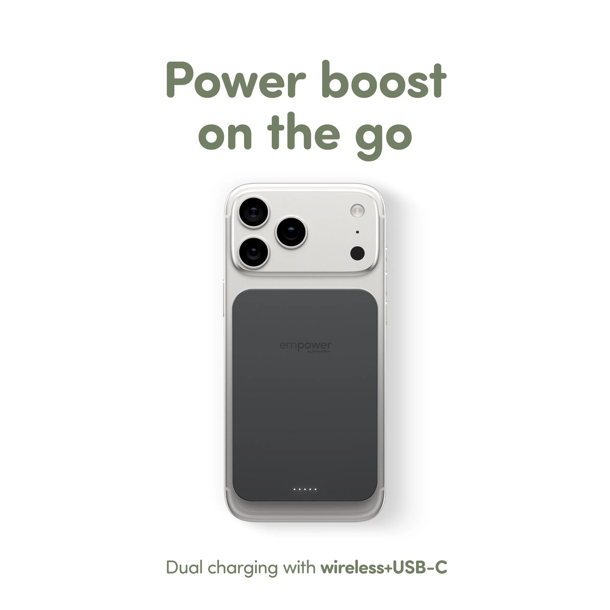 empower™ by PanzerGlass® empower™ Bank | 5000mAh | Space Black - Image 10