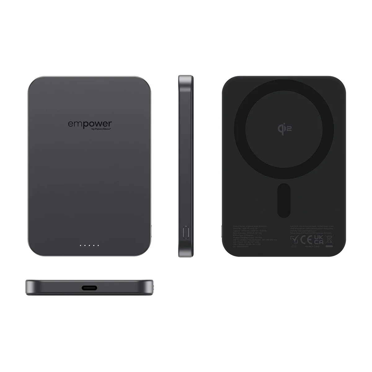 empower™ by PanzerGlass® empower™ Bank | 5000mAh | Space Black - Image 5
