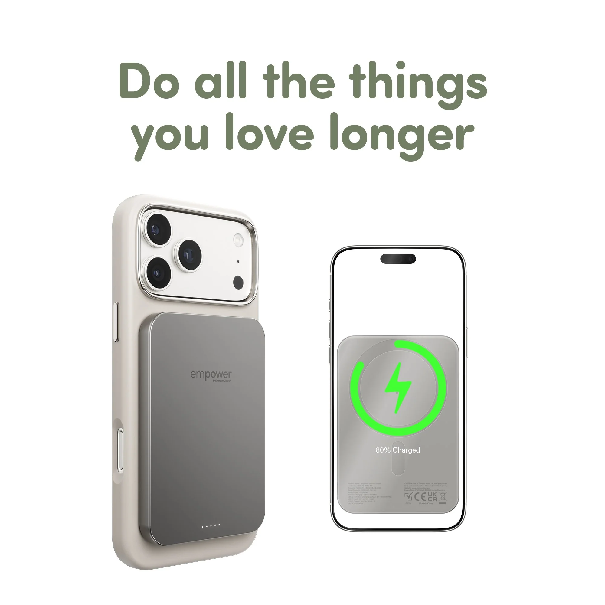 empower™ by PanzerGlass® empower™ Bank | 5000mAh | Titanium - Image 11