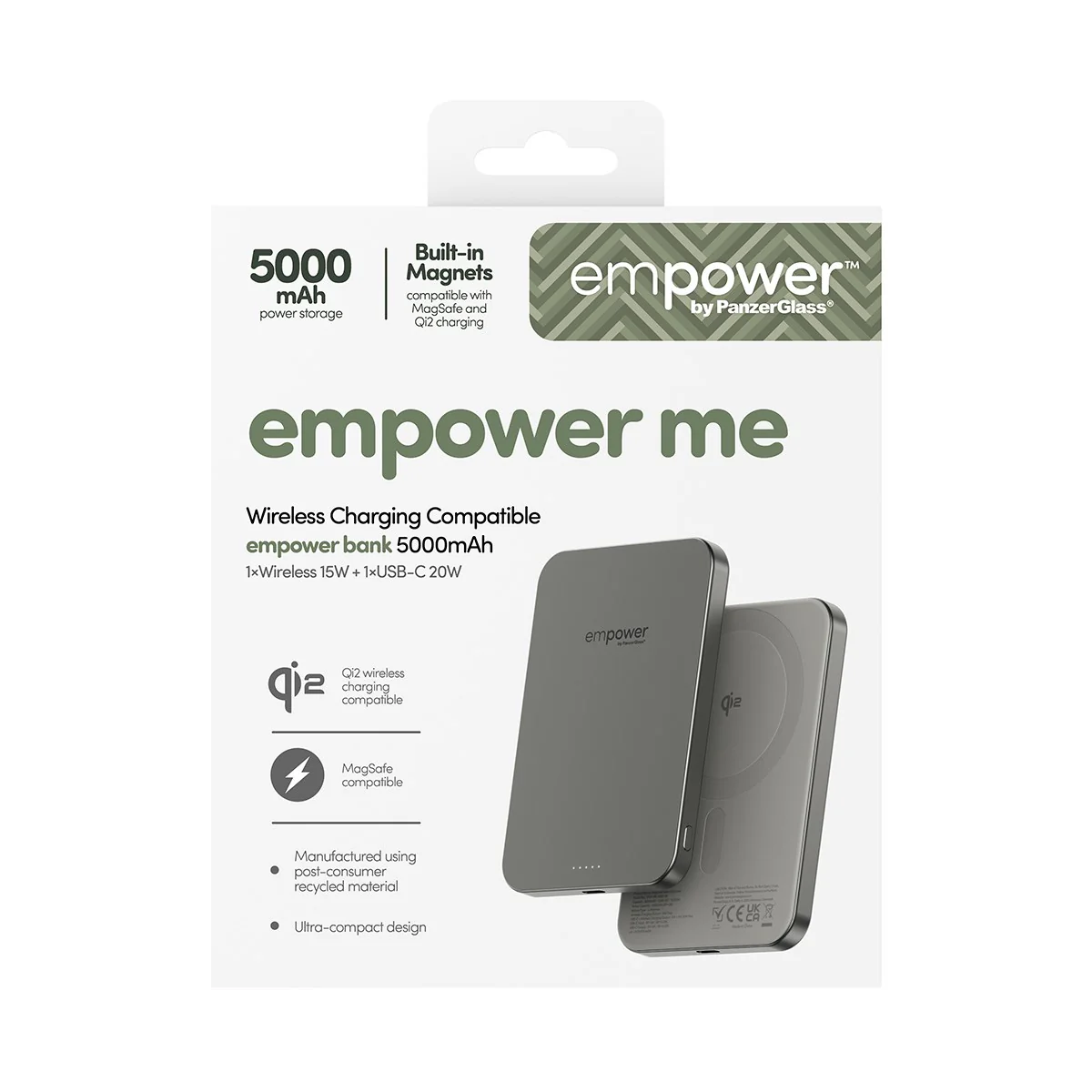 empower™ by PanzerGlass® empower™ Bank | 5000mAh | Titanium - Image 3