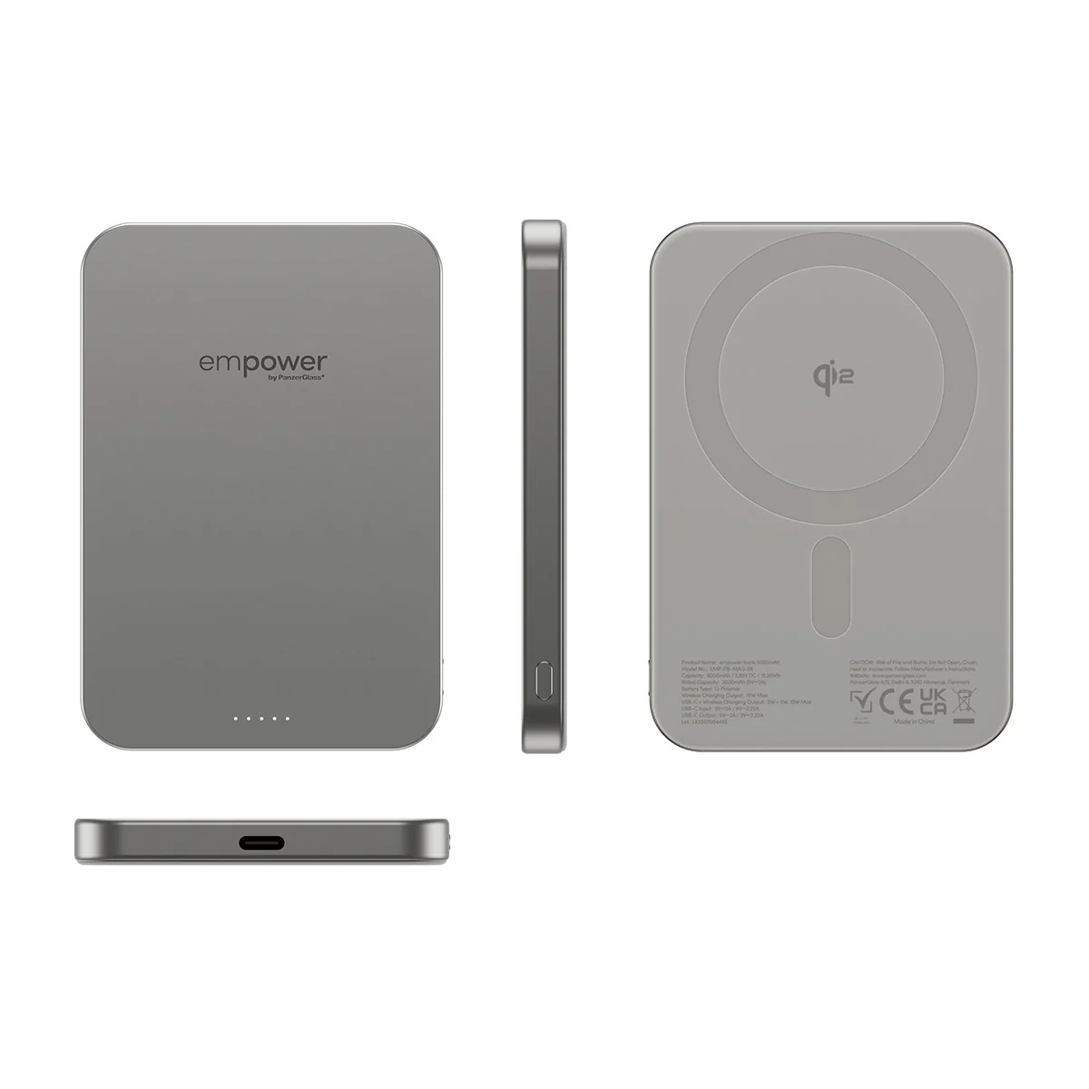 empower™ by PanzerGlass® empower™ Bank | 5000mAh | Titanium - Image 5