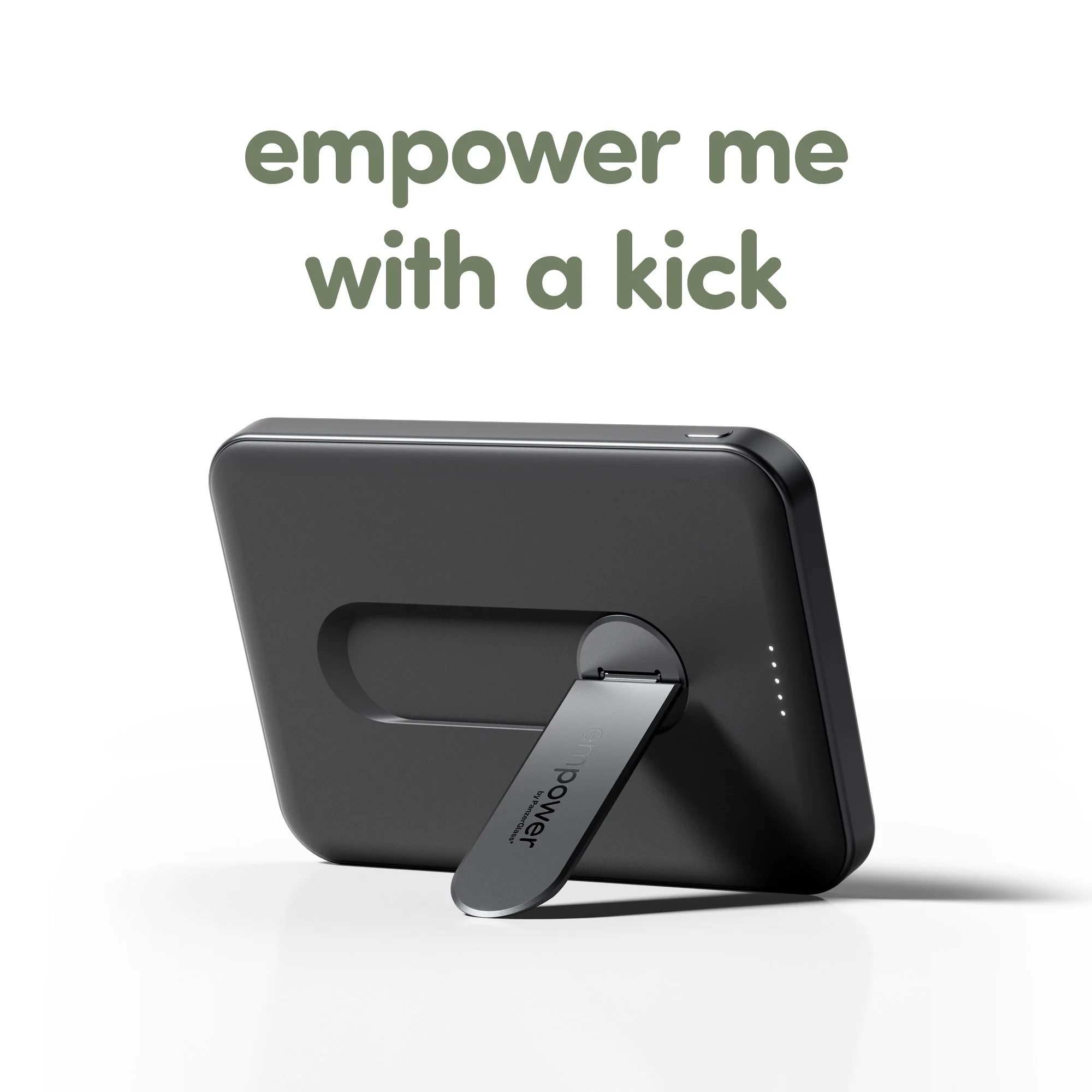 empower™ by PanzerGlass® empower™ Bank w. Spin Stand | 5000mAh | Space Black - Image 7