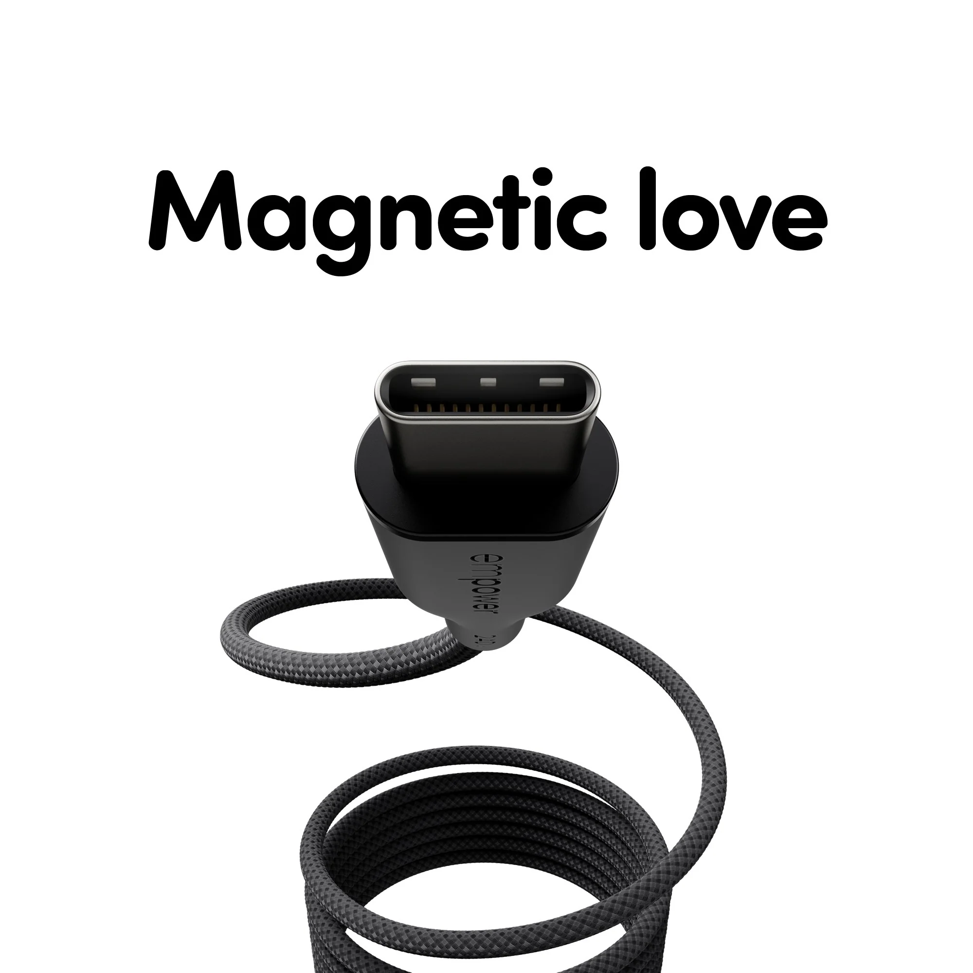 empower™ by PanzerGlass® Magnetic 240W USB-C to USB-C Cable | USB 2.0 | 1.5M | Space Black - Image 7