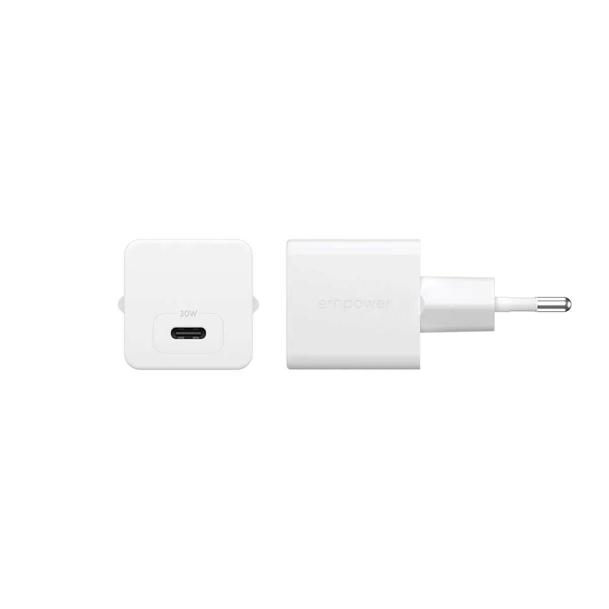 empower™ by PanzerGlass® Turbo 30W Charger Single USB-C | EU Plug | Silver White - Image 5