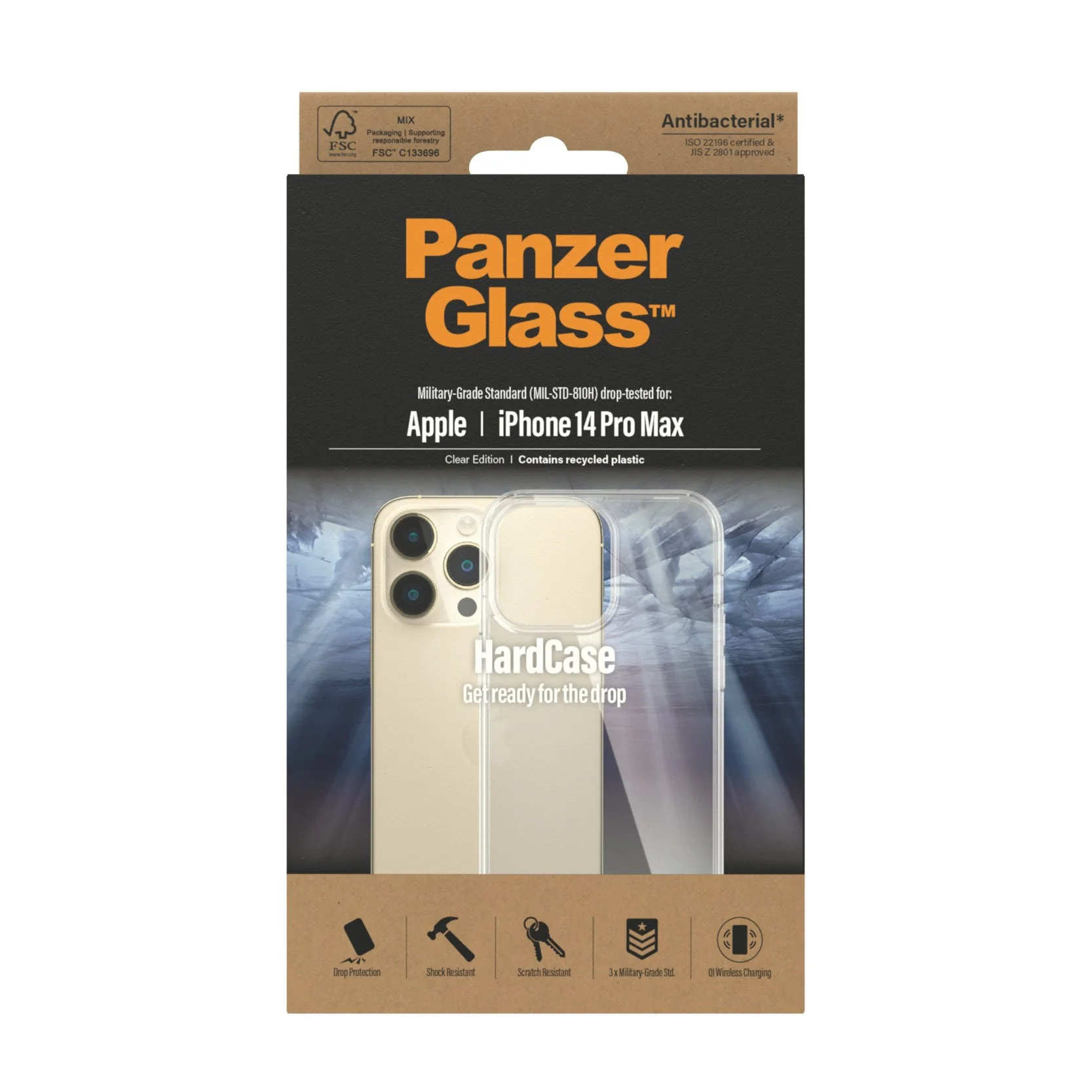 PanzerGlass® HardCase iPhone 14 Pro Max | Clear - Image 3