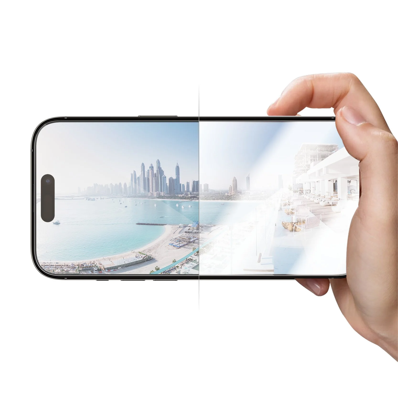 PanzerGlass® Anti-Reflective Screen Protector iPhone 14 Pro | Ultra-Wide Fit w. EasyAligner - Image 7