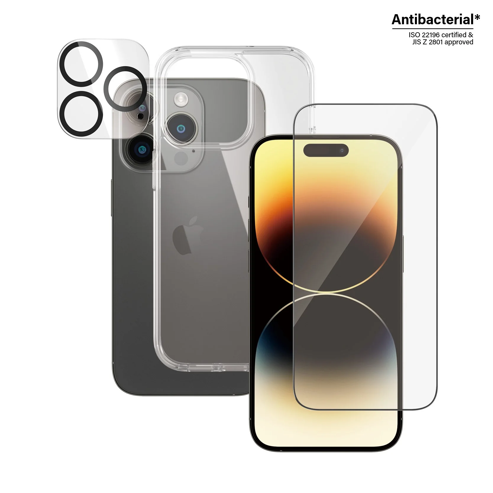 PanzerGlass® 3-in-1 Bundle iPhone 14 Pro