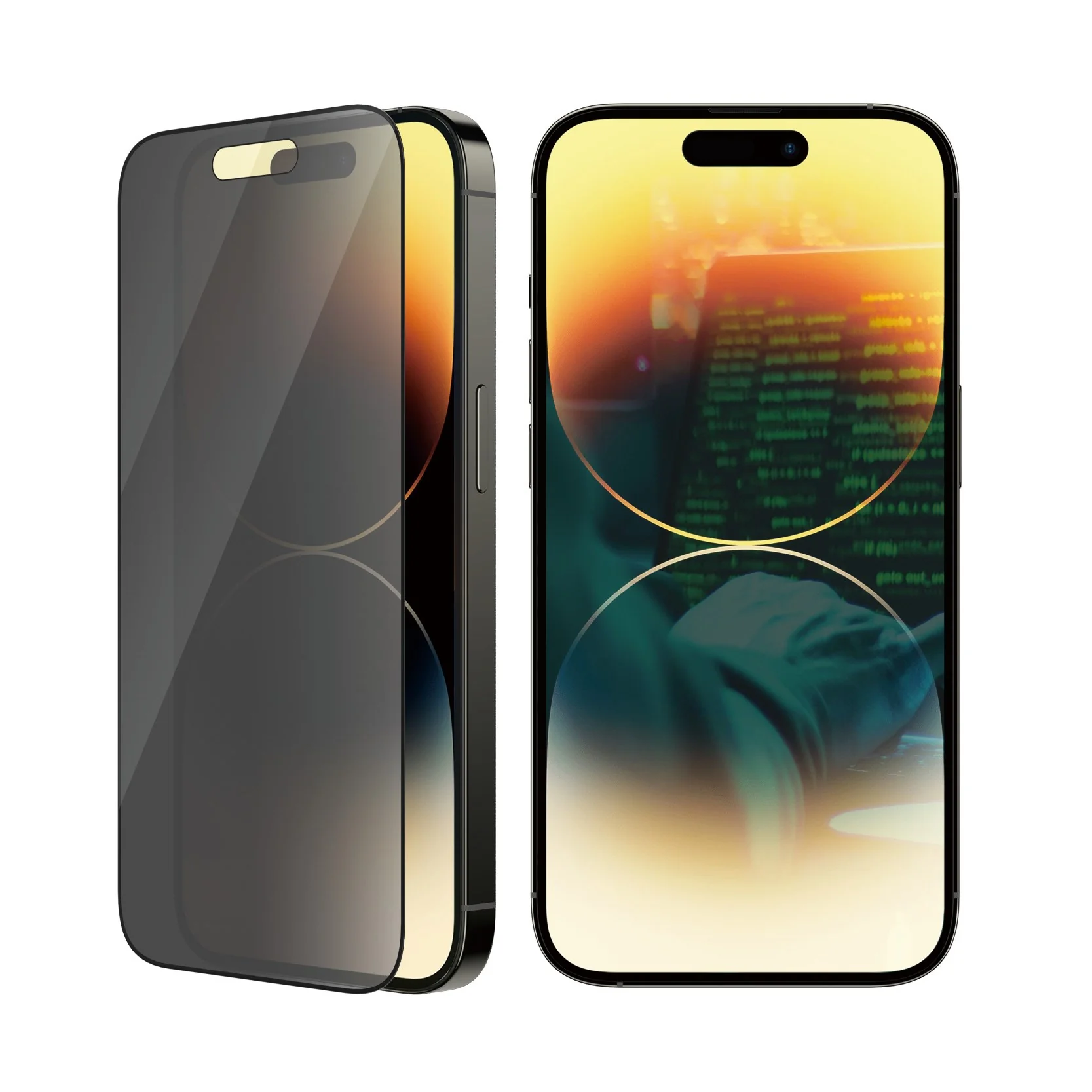 PanzerGlass® Privacy Screen Protector iPhone 14 Pro | Ultra-Wide Fit w. EasyAligner - Image 7
