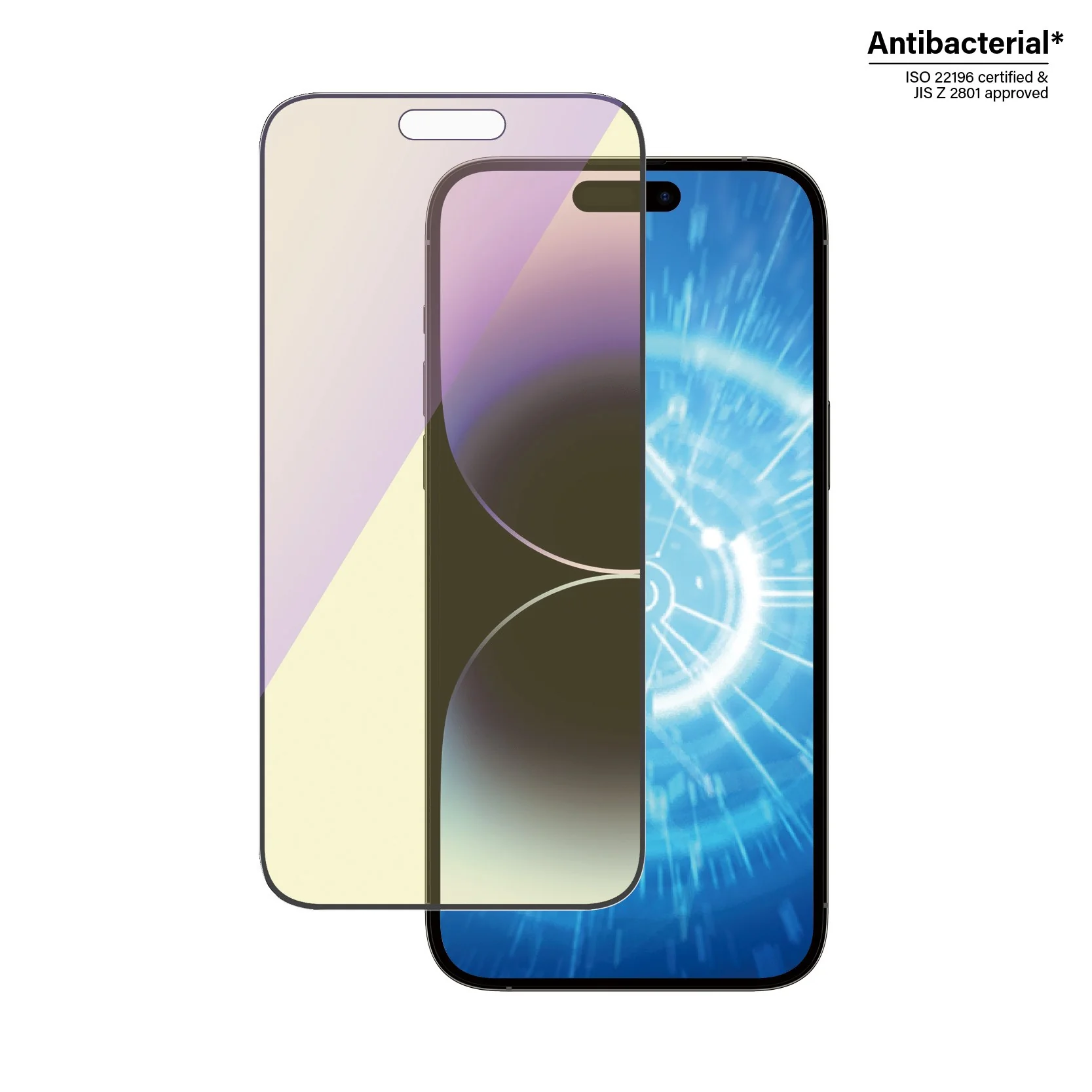 PanzerGlass® Anti-blue light Screen Protector iPhone 14 Pro Max | Ultra-Wide Fit w. EasyAligner