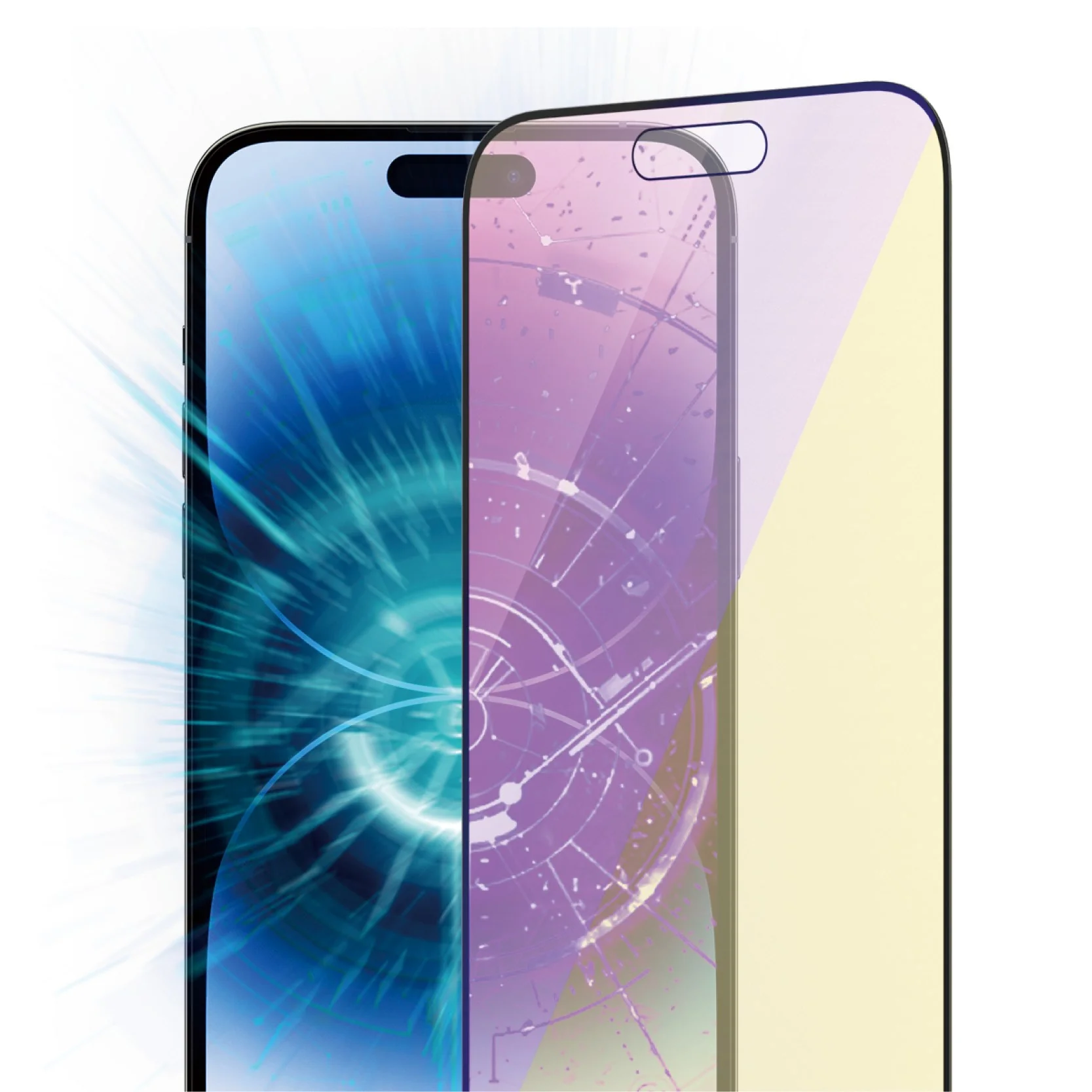 PanzerGlass® Anti-blue light Screen Protector iPhone 14 Pro Max | Ultra-Wide Fit w. EasyAligner - Image 7