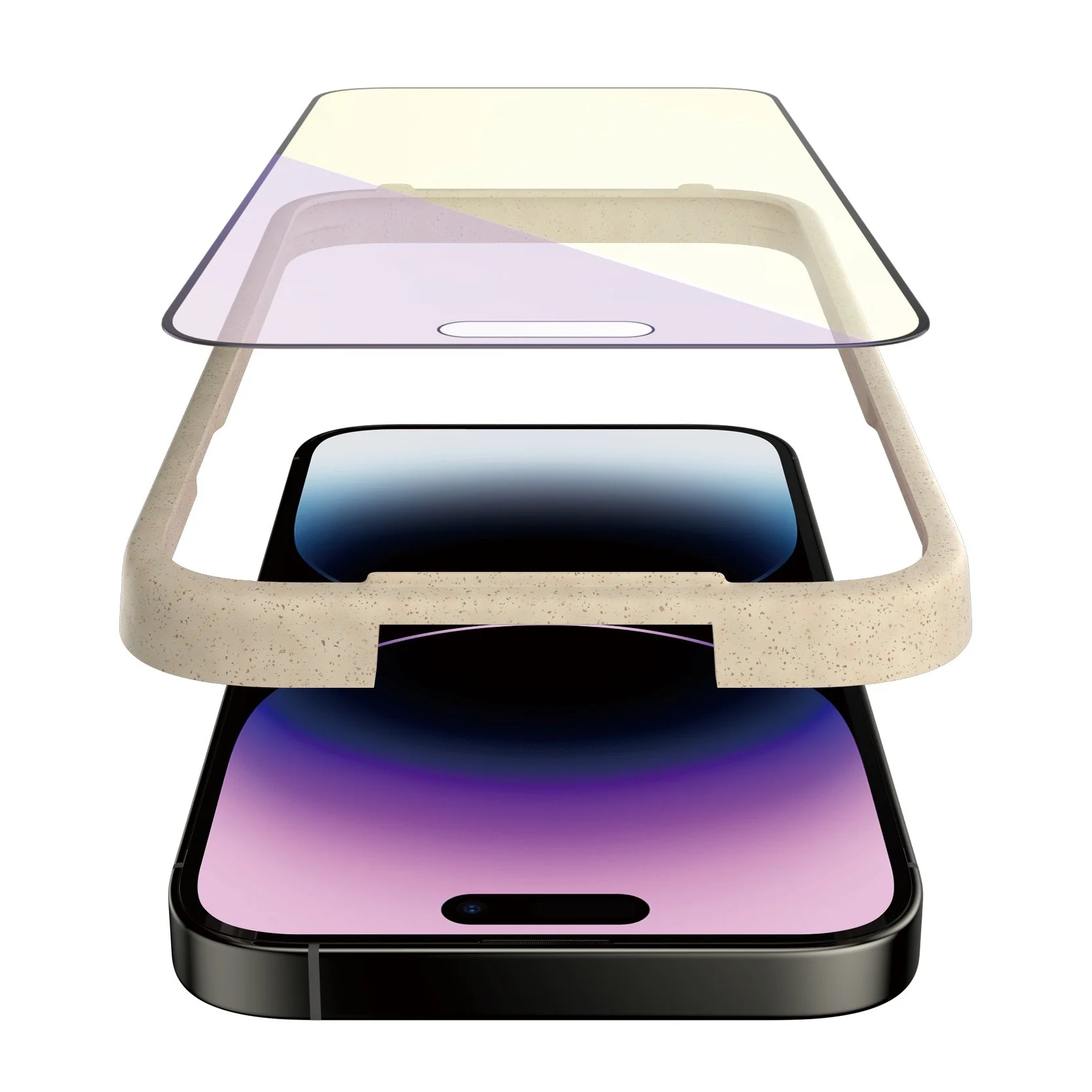 PanzerGlass® Anti-blue light Screen Protector iPhone 14 Pro Max | Ultra-Wide Fit w. EasyAligner - Image 8