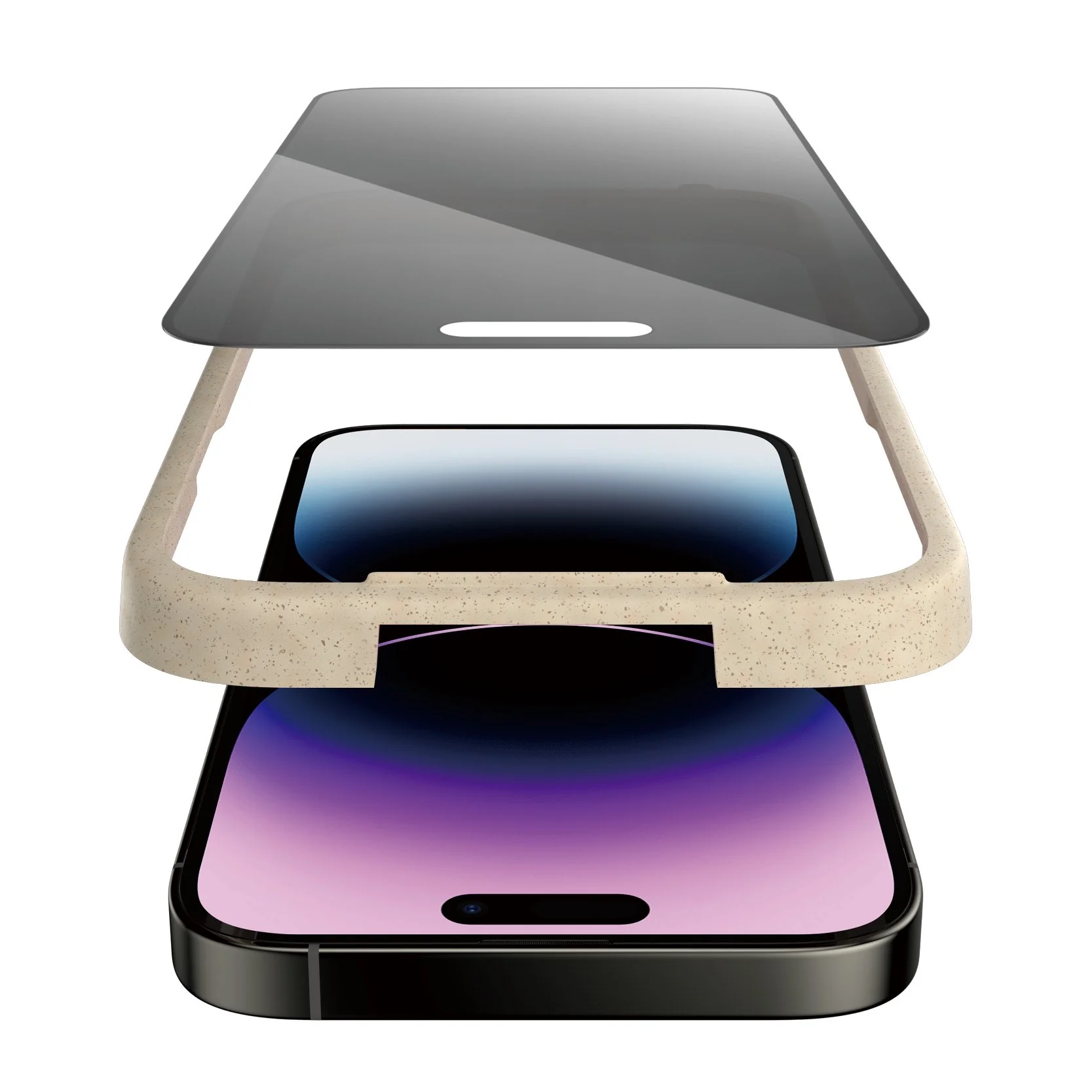 PanzerGlass® Privacy Screen Protector iPhone 14 Pro Max | Ultra-Wide Fit w. EasyAligner - Image 8