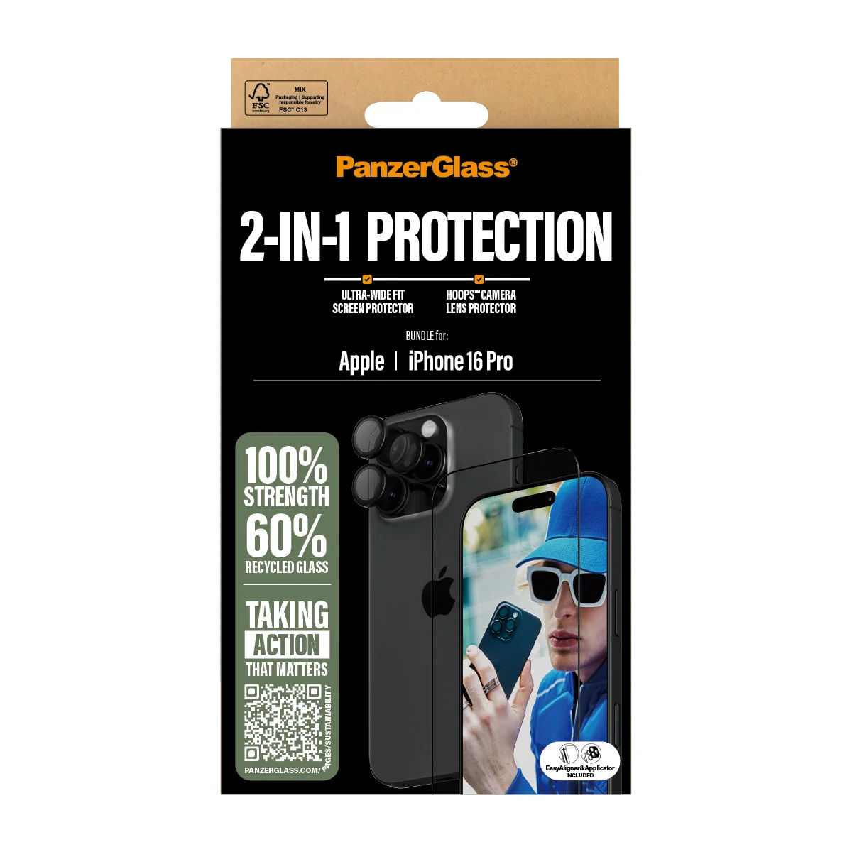 PanzerGlass® 2-in-1 Bundle iPhone 16 Pro - Image 3