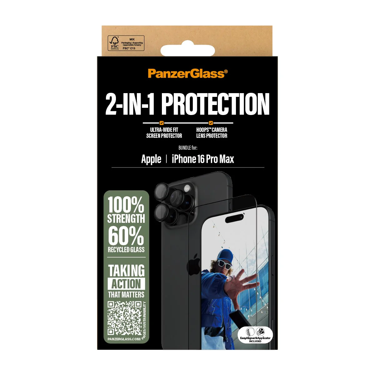 PanzerGlass® 2-in-1 Bundle iPhone 16 Pro Max - Image 3