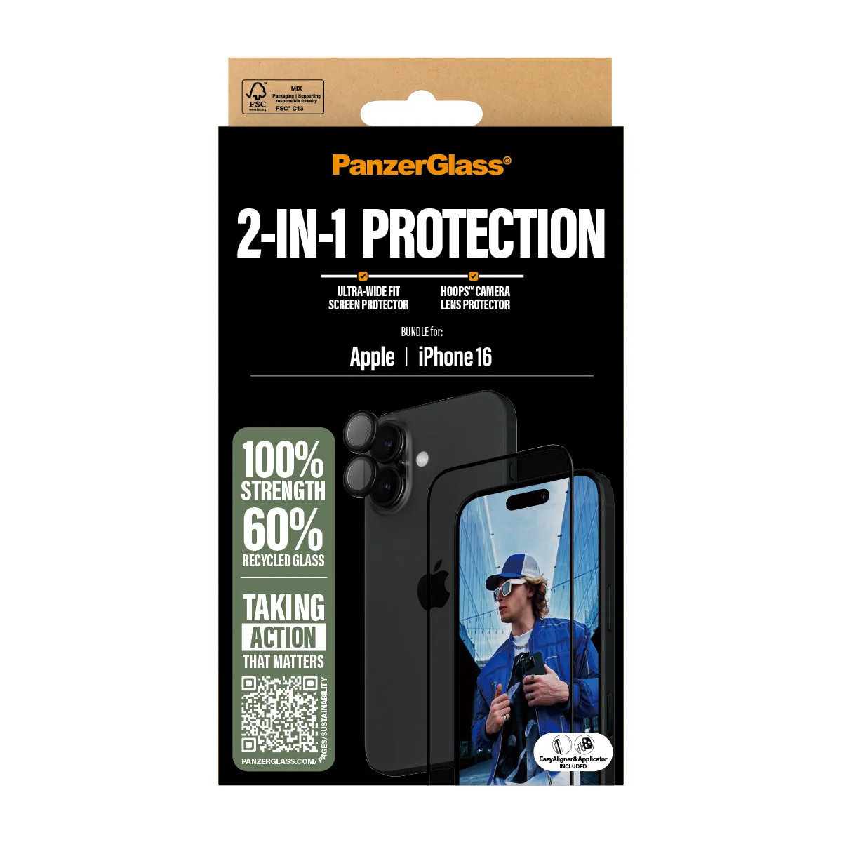 PanzerGlass® 2-in-1 Bundle iPhone 16 - Image 3