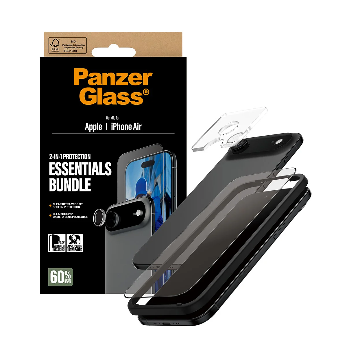 PanzerGlass® 2-in-1 Essentials Bundle iPhone Air - Image 5