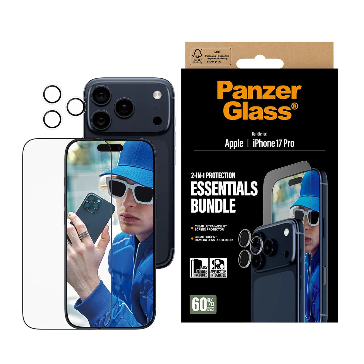 PanzerGlass® 2-in-1 Essentials Bundle iPhone 17 Pro - Image 2