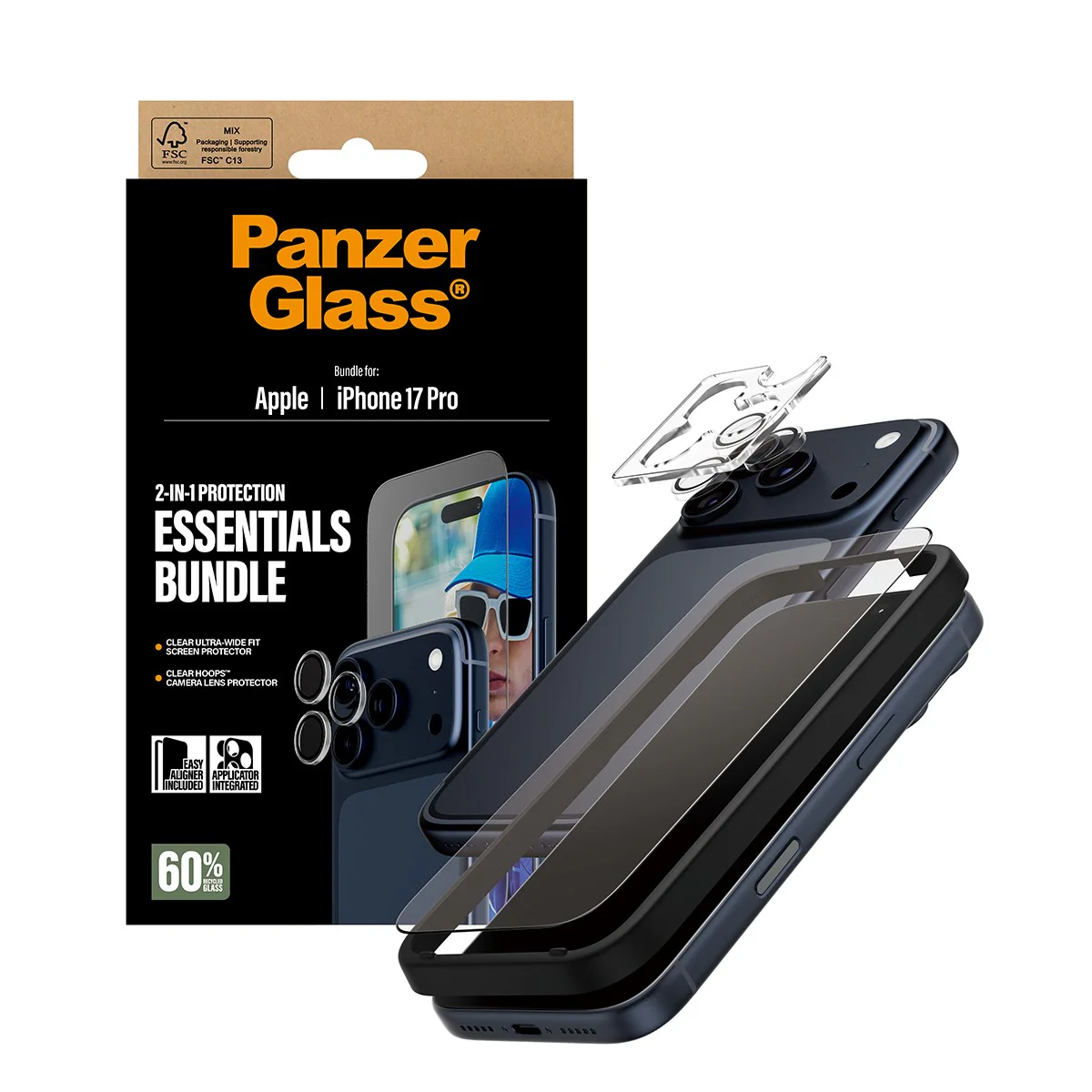 PanzerGlass® 2-in-1 Essentials Bundle iPhone 17 Pro - Image 5