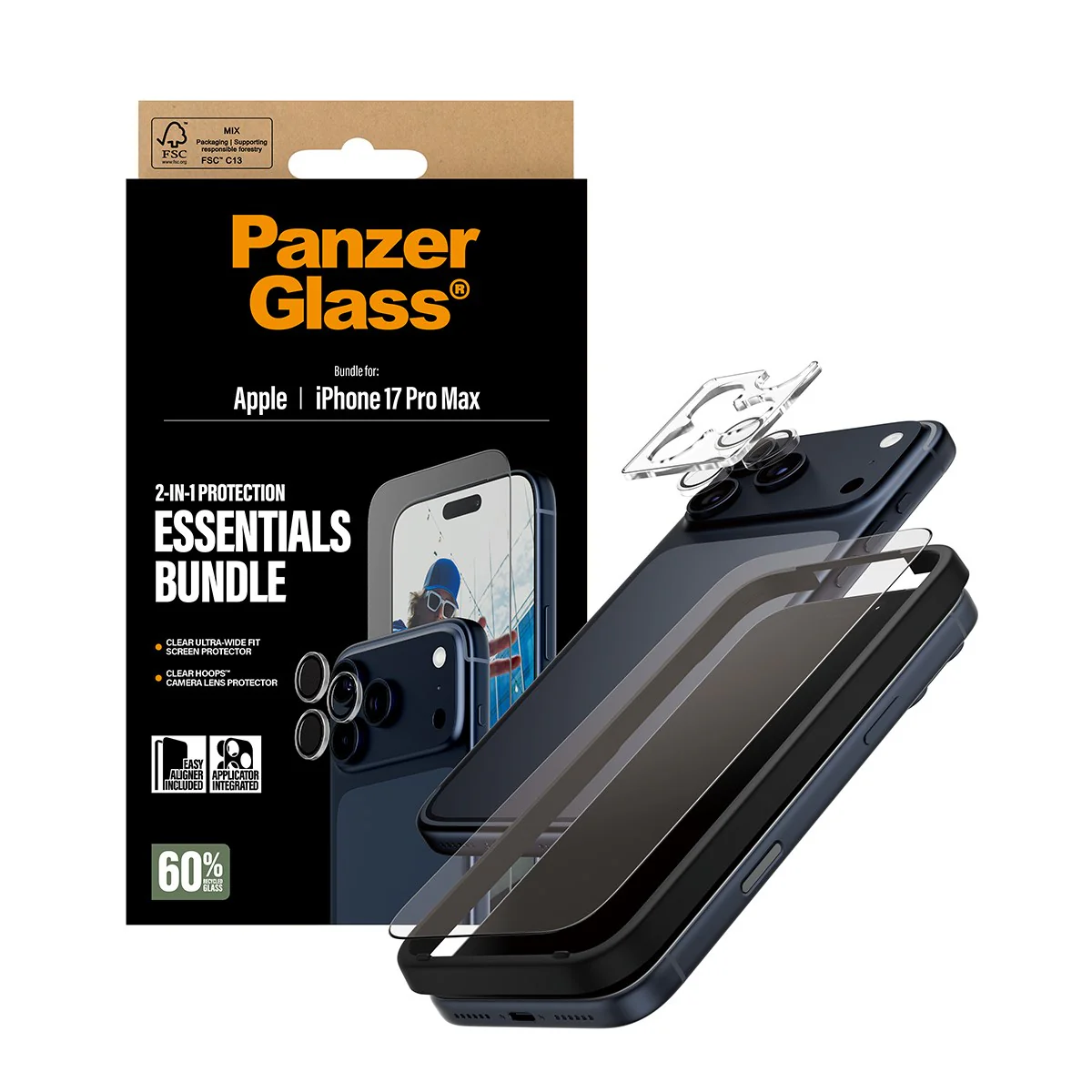 PanzerGlass® 2-in-1 Essentials Bundle iPhone 17 Pro Max - Image 5
