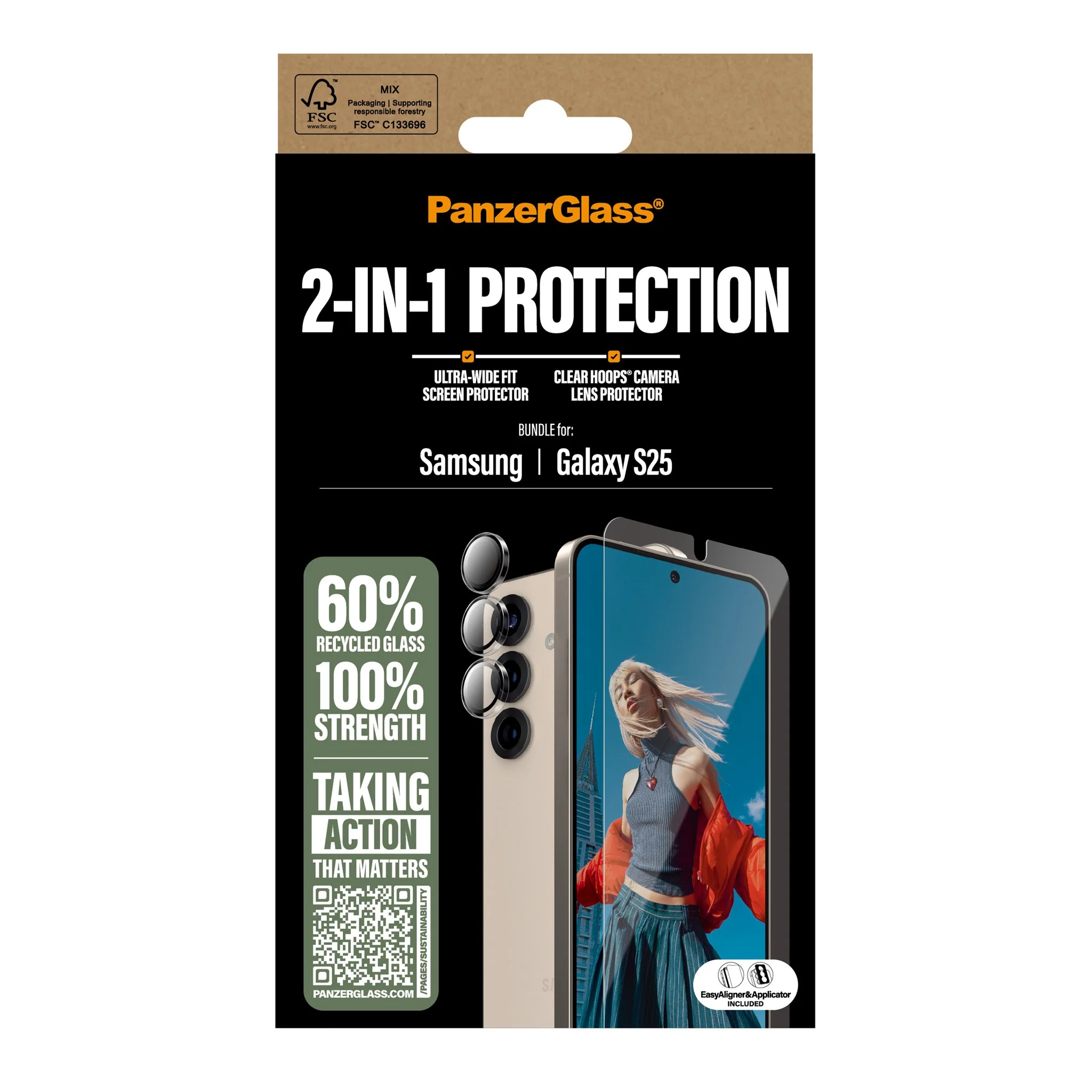 PanzerGlass® 2-in-1 Protection Bundle Samsung Galaxy S25 - Image 3