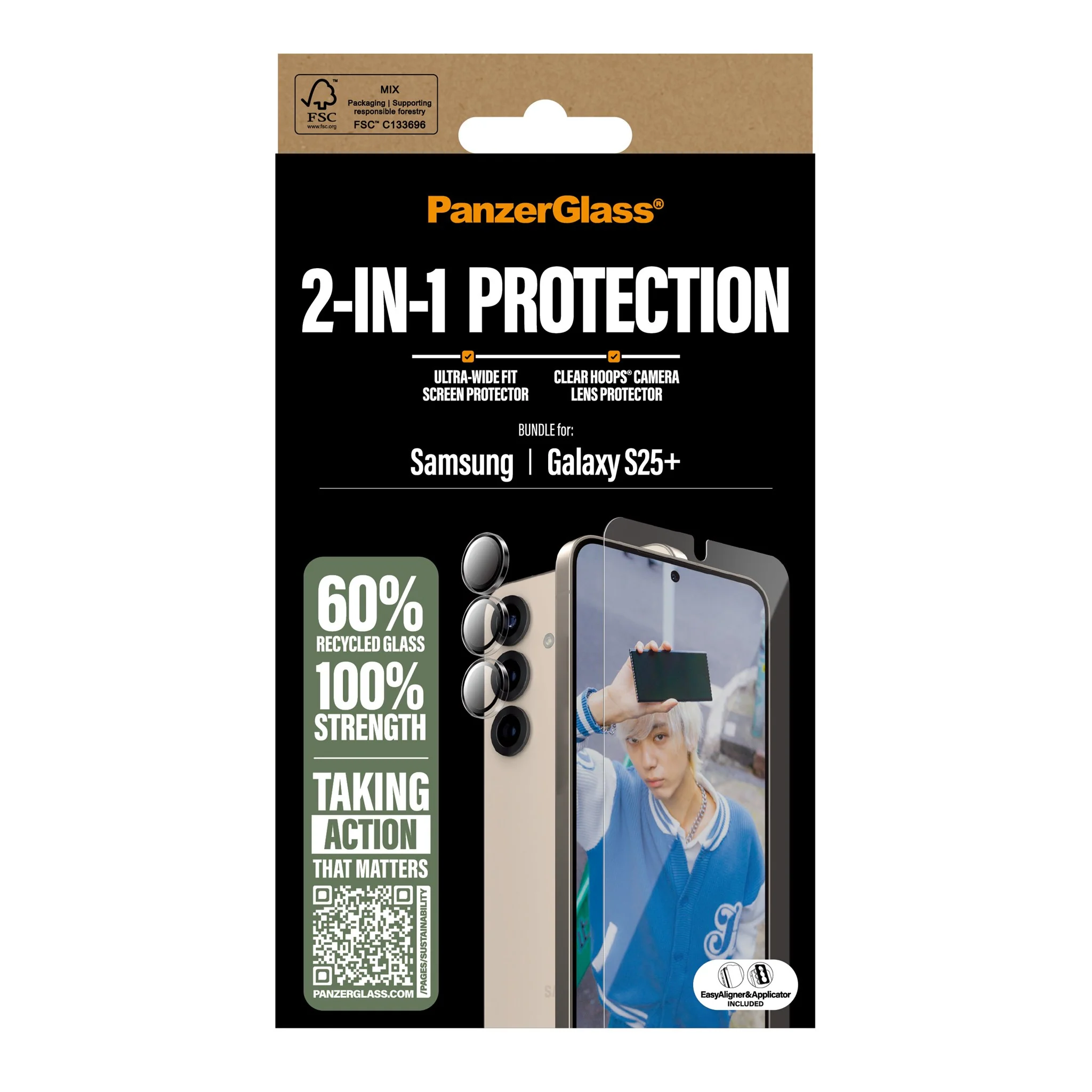 PanzerGlass® 2-in-1 Protection Bundle Samsung Galaxy S25+ - Image 3