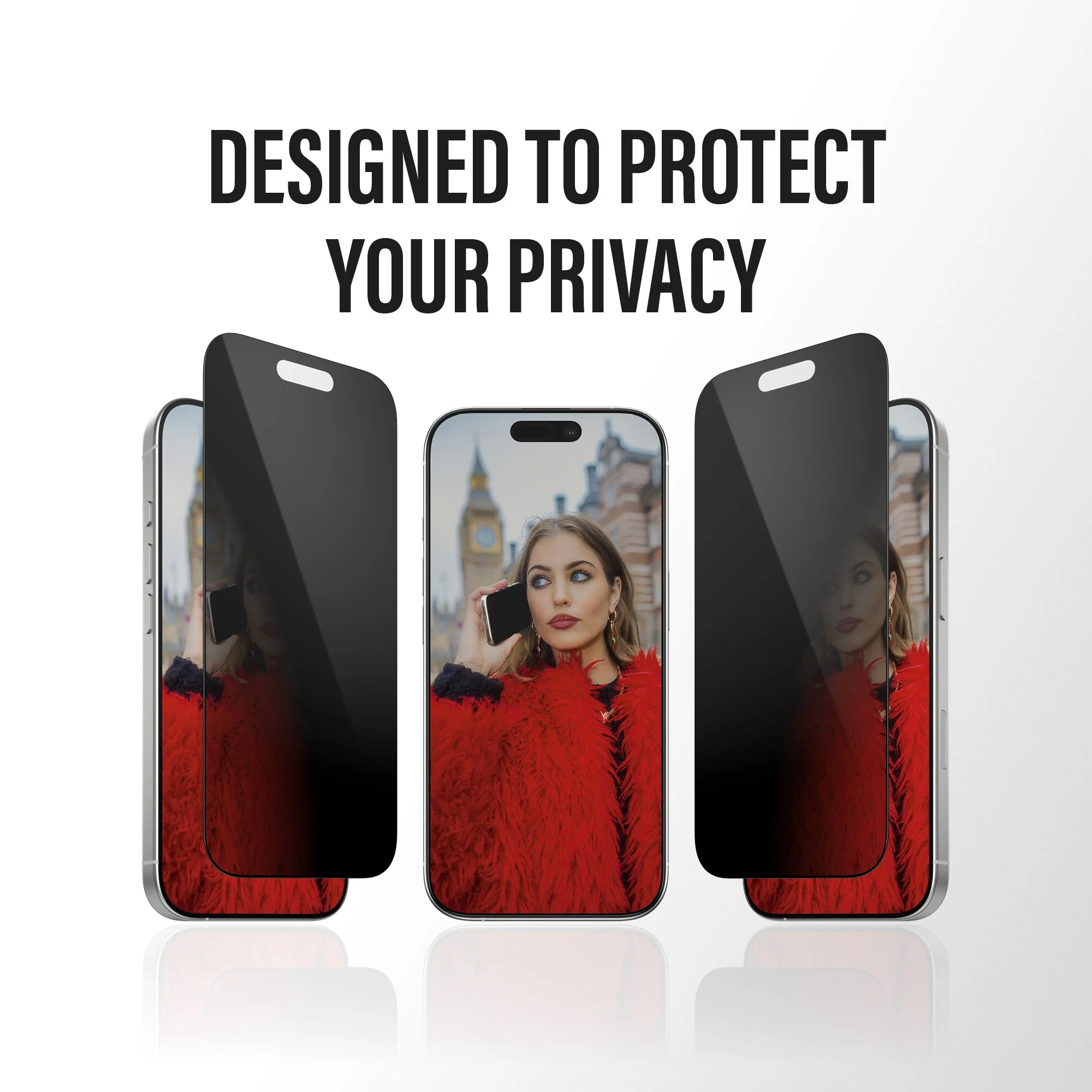 PanzerGlass® 2-Way Privacy Screen Protector iPhone 17 Pro Max | Ultra-Wide Fit w. EasyAligner - Image 7