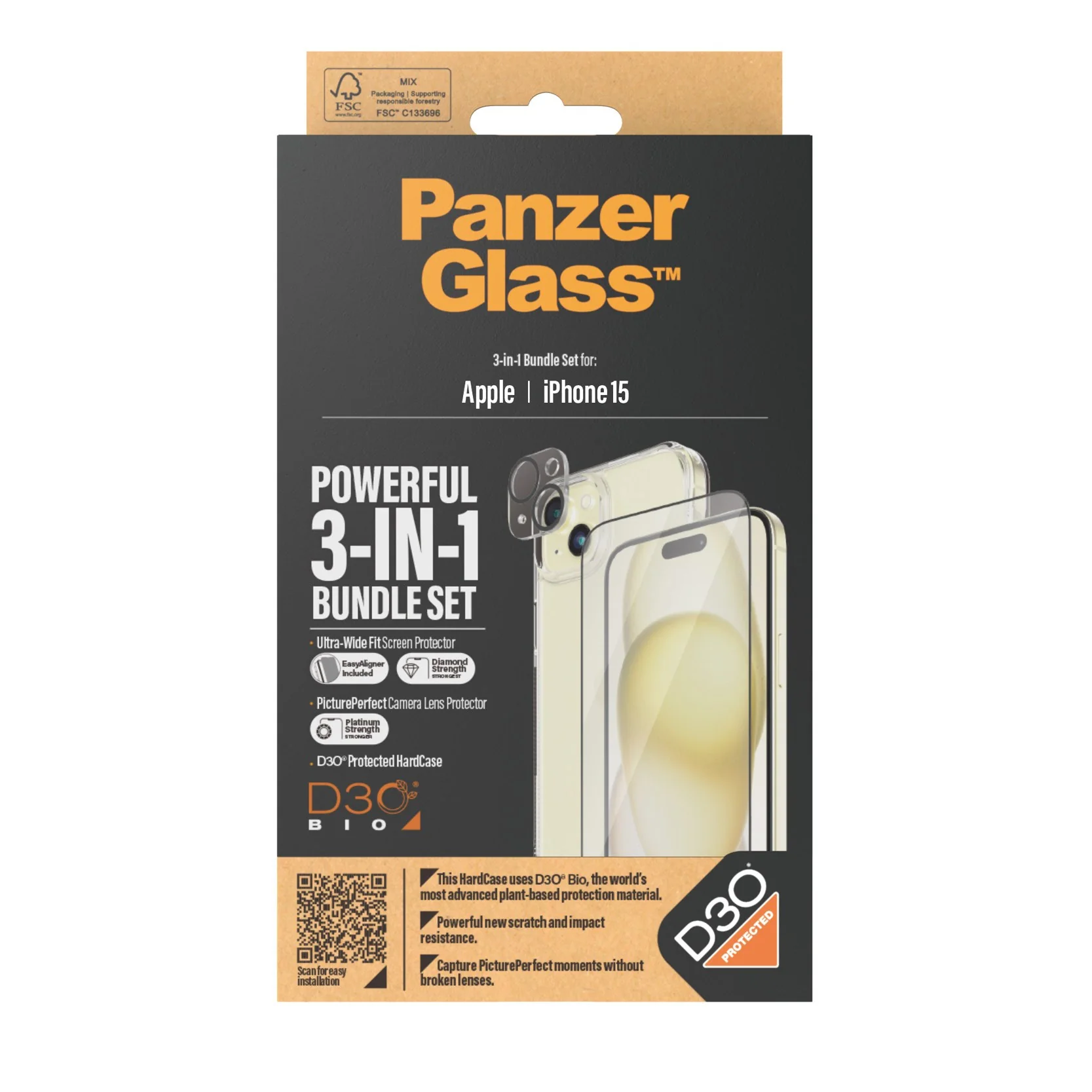 PanzerGlass® 3-in-1 Bundle iPhone 15 - Image 3