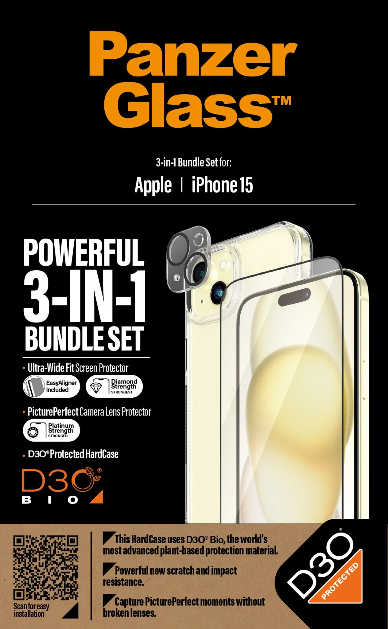 PanzerGlass® 3-in-1 Bundle iPhone 15 - Image 5