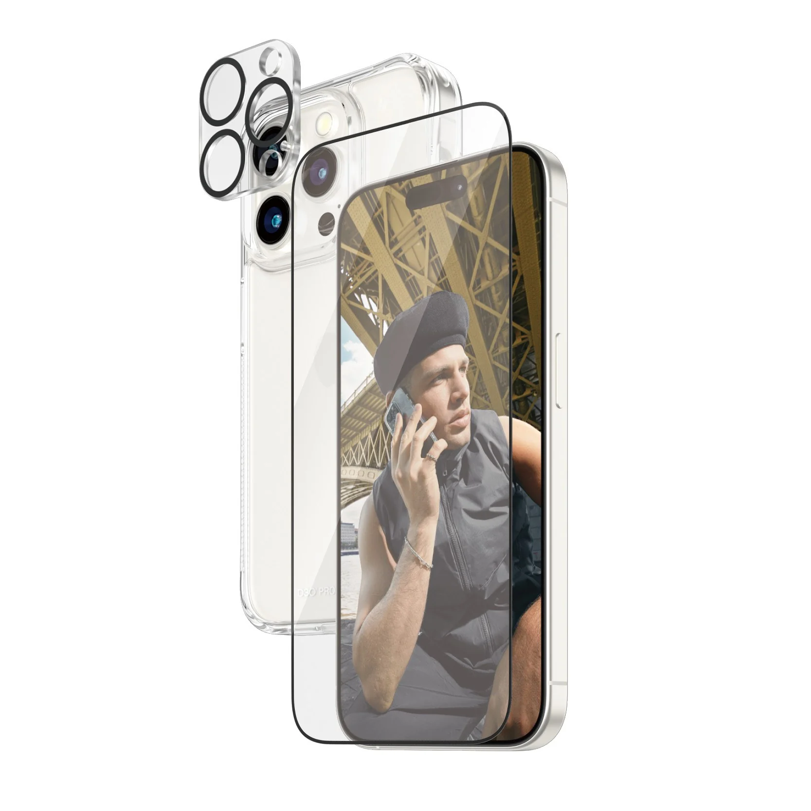 PanzerGlass® 3-in-1 Bundle iPhone 15 Pro