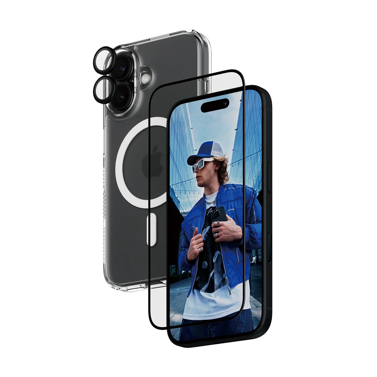 PanzerGlass® 3-in-1 Protection Bundle iPhone 16