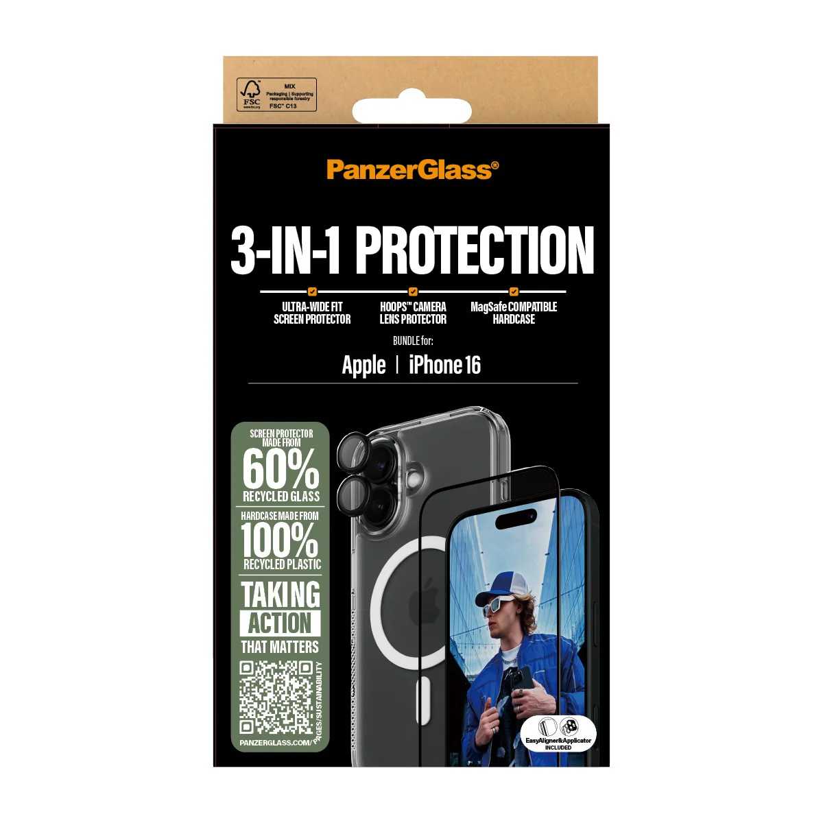 PanzerGlass® 3-in-1 Protection Bundle iPhone 16 - Image 3