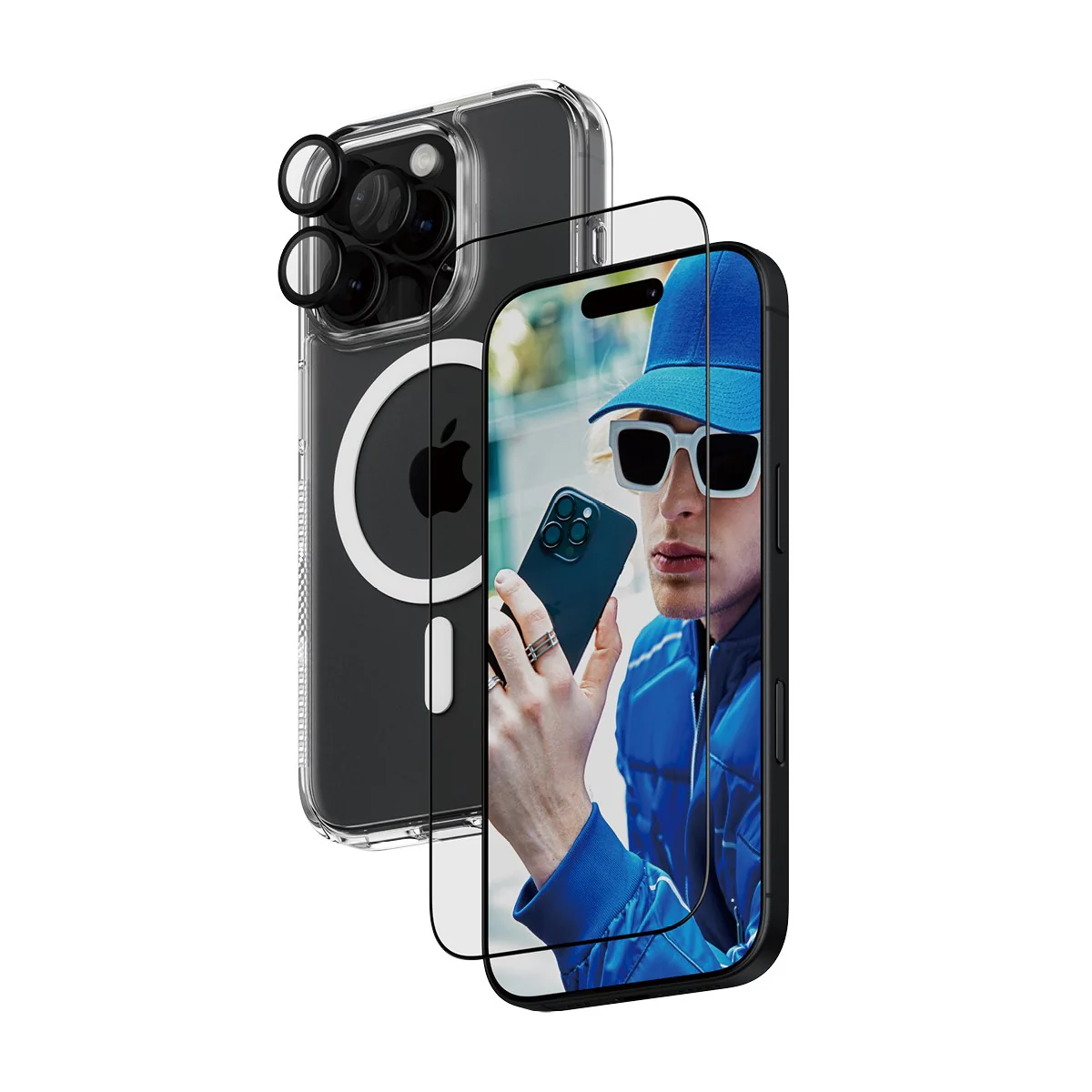 PanzerGlass® 3-in-1 Protection Bundle iPhone 16 Pro