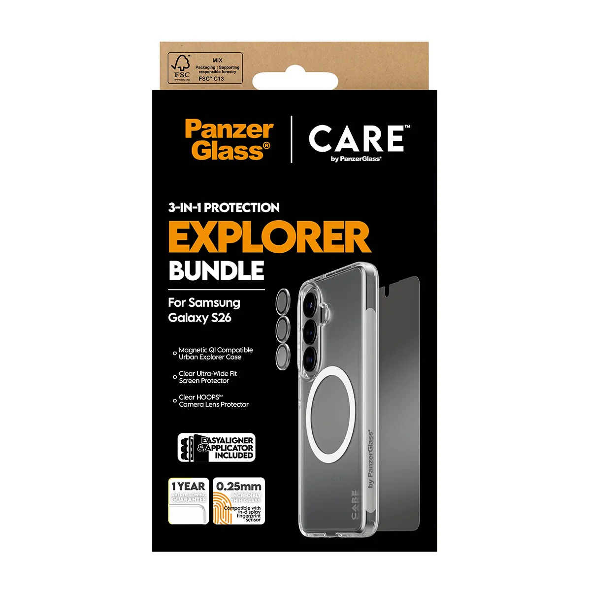 PanzerGlass® | CARE™ by PanzerGlass® 3-in-1 Bundle Samsung Galaxy S26 - Image 3