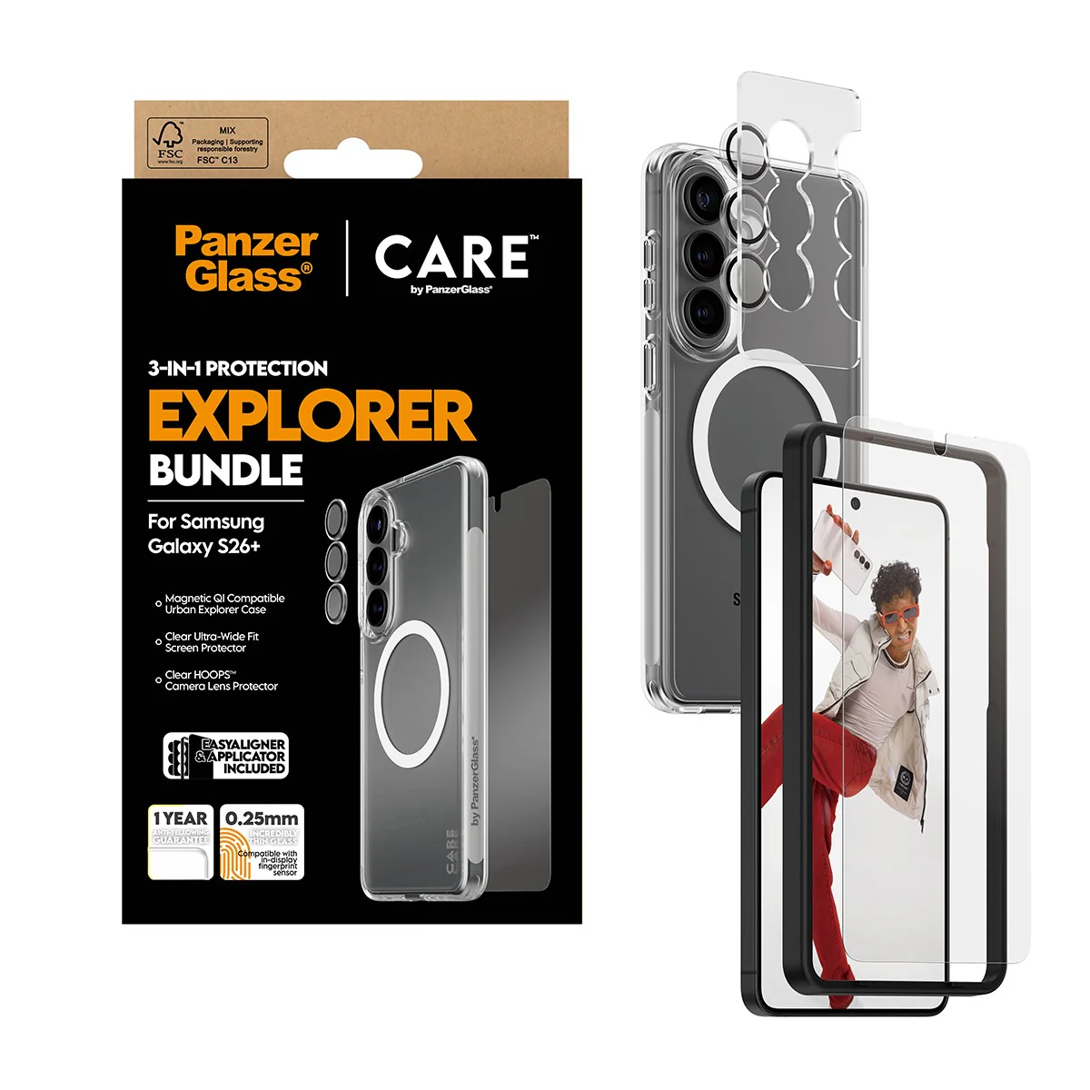 PanzerGlass® | CARE⢠by PanzerGlass® 3-in-1 Bundle Samsung Galaxy S26+ - Image 5