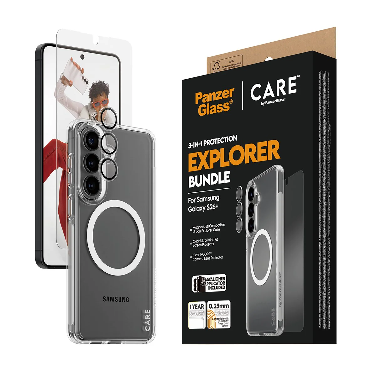 PanzerGlass® | CARE⢠by PanzerGlass® 3-in-1 Bundle Samsung Galaxy S26+ - Image 6