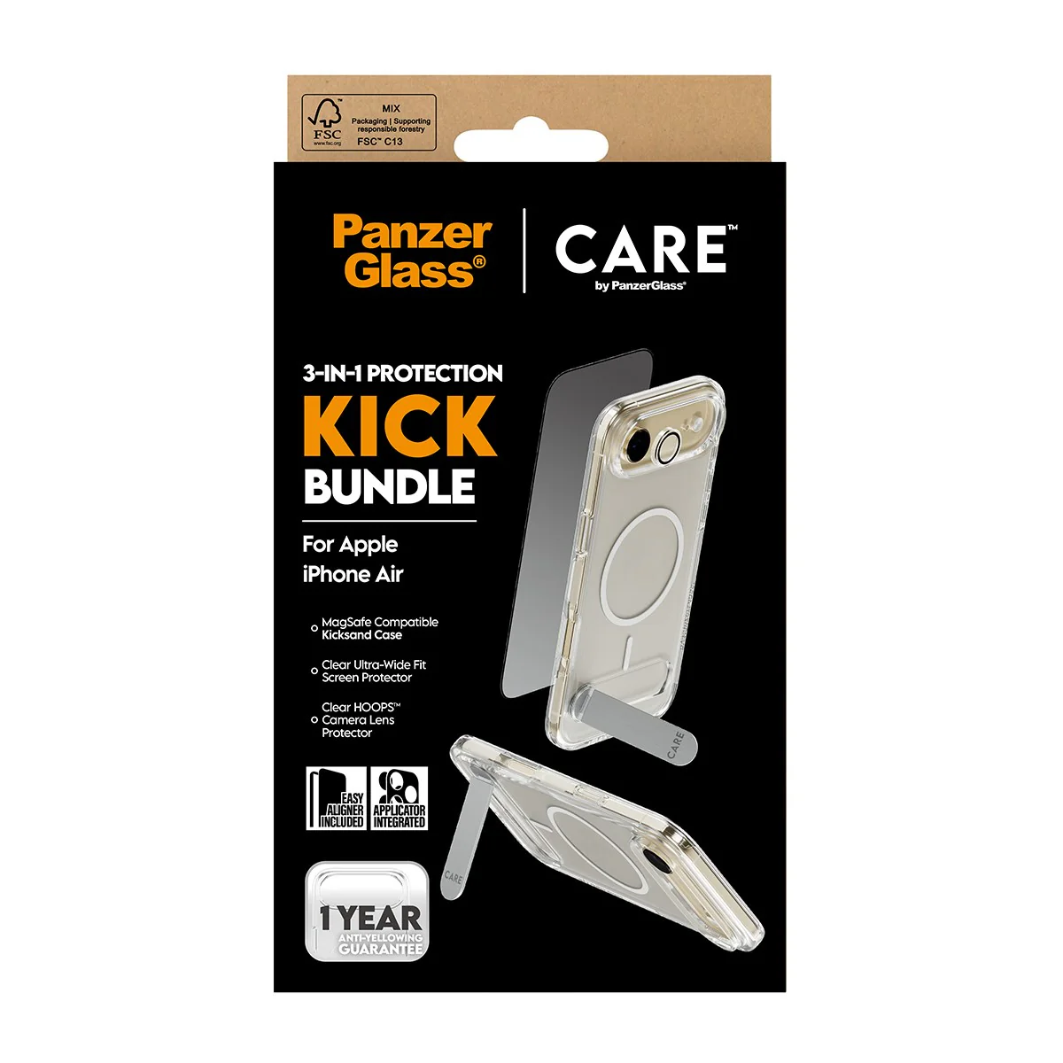 PanzerGlass® | CARE™ by PanzerGlass® 3-in-1 Kick Bundle iPhone Air - Image 3