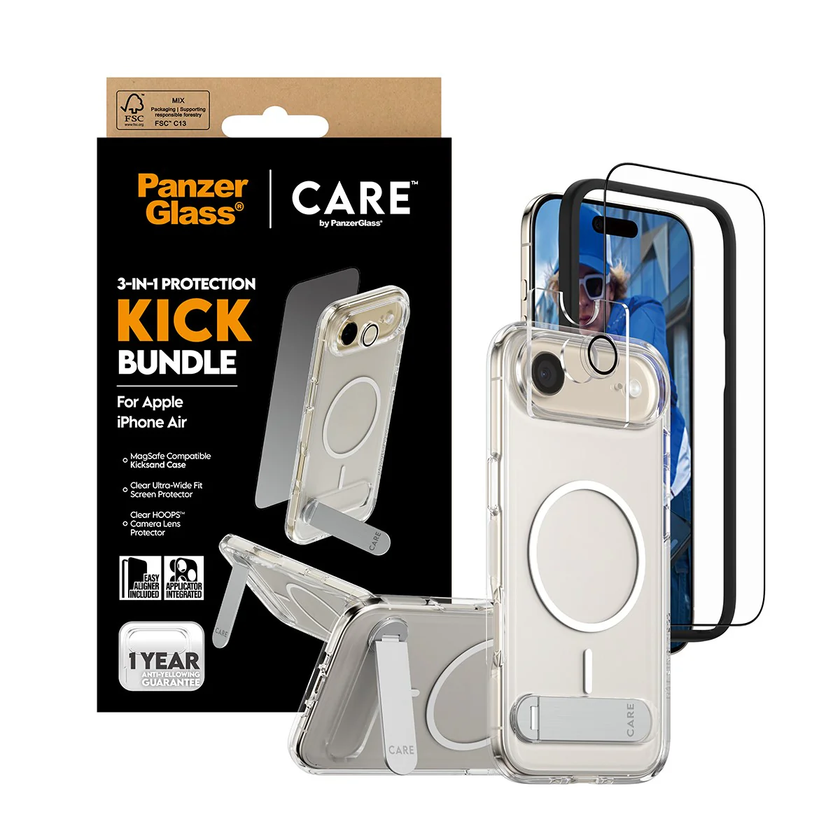 PanzerGlass® | CARE™ by PanzerGlass® 3-in-1 Kick Bundle iPhone Air - Image 5