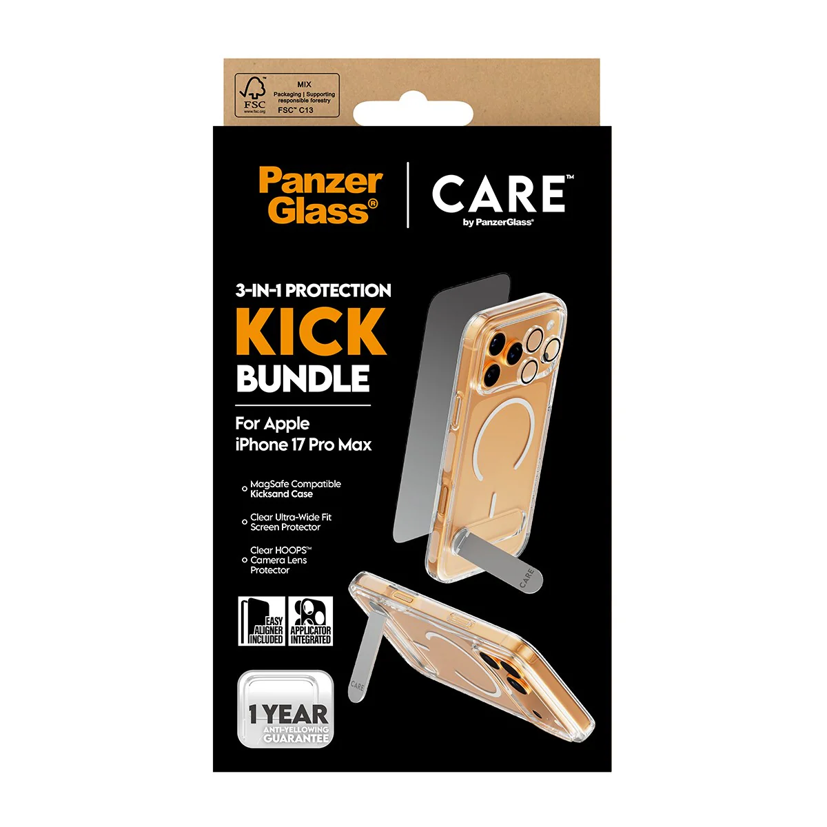 PanzerGlass® | CARE™ by PanzerGlass® 3-in-1 Kick Bundle iPhone 17 Pro Max - Image 3