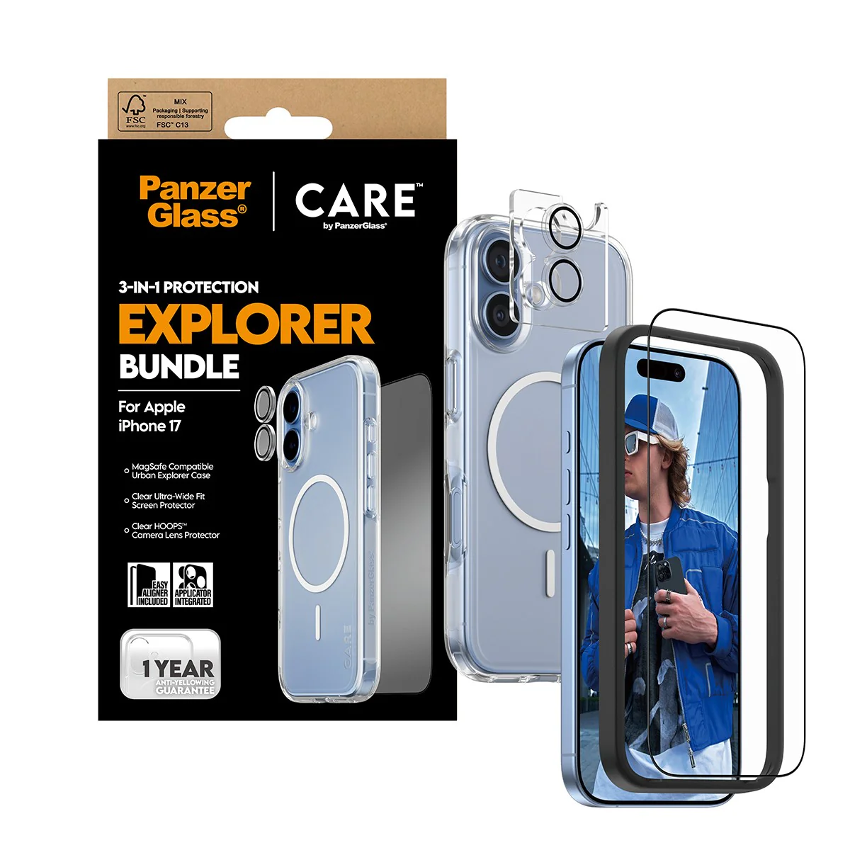 PanzerGlass® | CARE™ by PanzerGlass® 3-in-1 Bundle iPhone 17 - Image 5