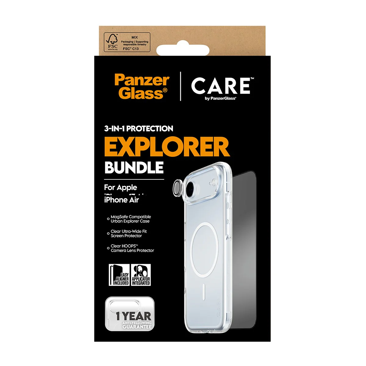 PanzerGlass® | CARE™ by PanzerGlass® 3-in-1 Bundle iPhone Air - Image 3