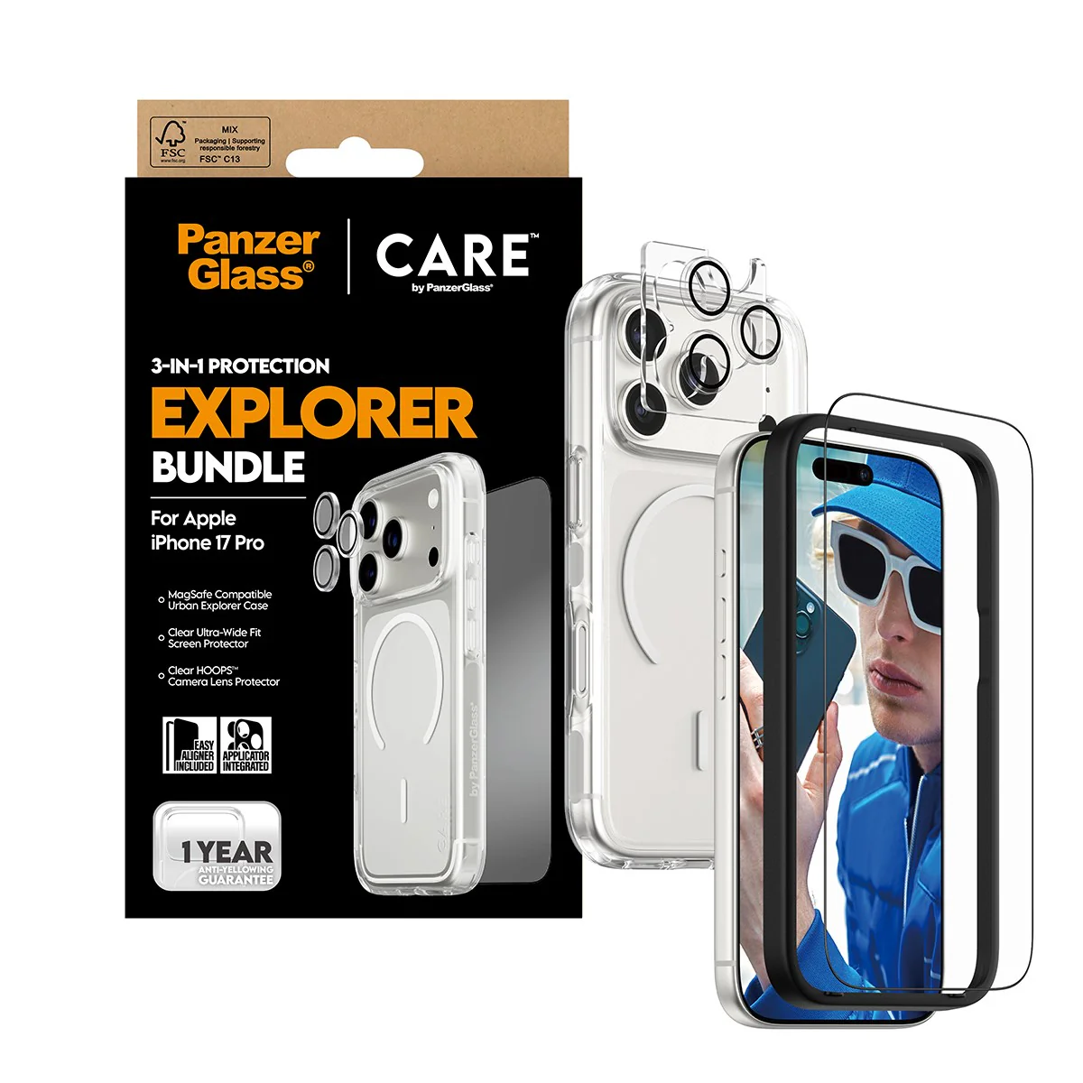 PanzerGlass® | CARE™ by PanzerGlass® 3-in-1 Bundle iPhone 17 Pro - Image 5
