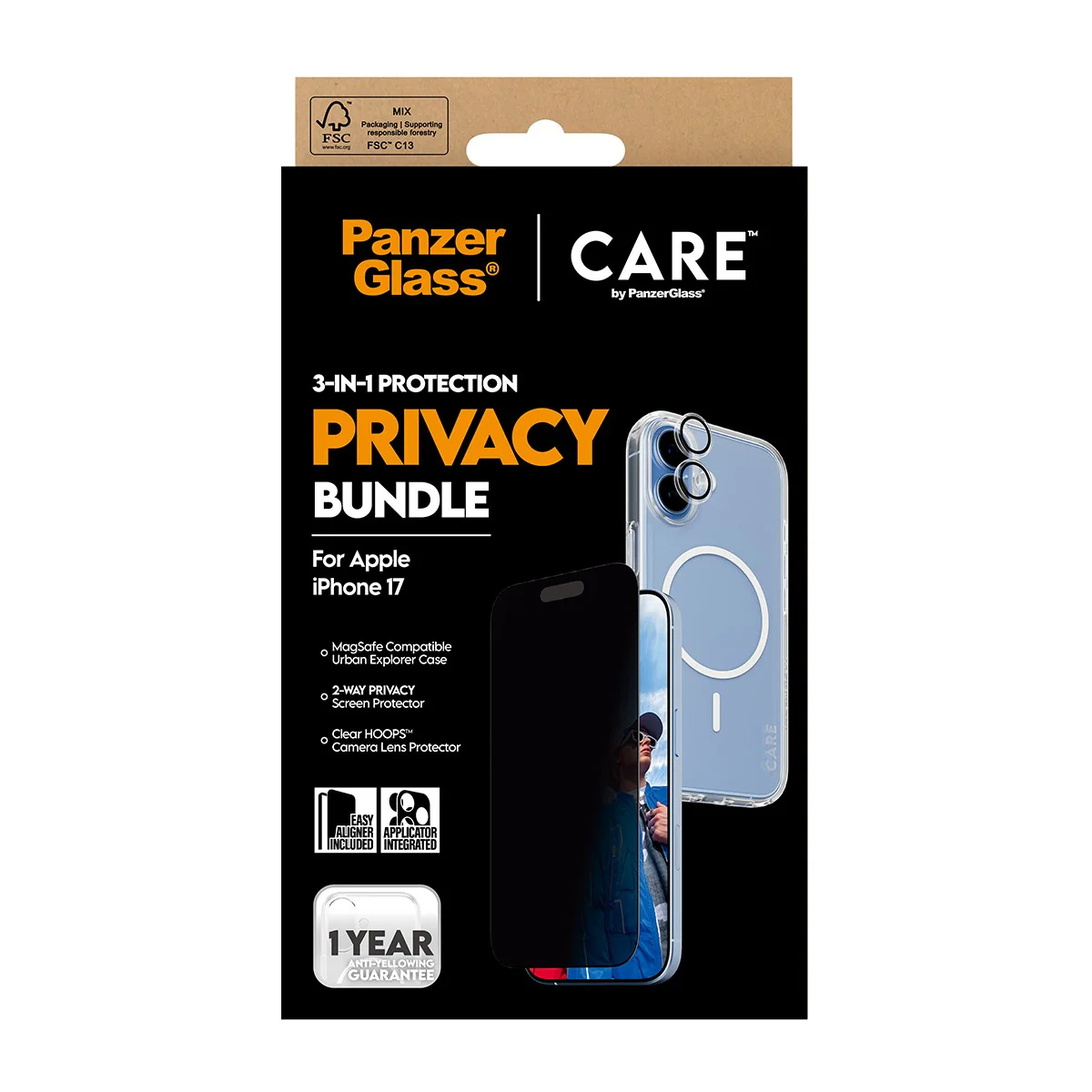 PanzerGlass® | CARE™ by PanzerGlass® 3-in-1 Privacy Bundle iPhone 17 - Image 3