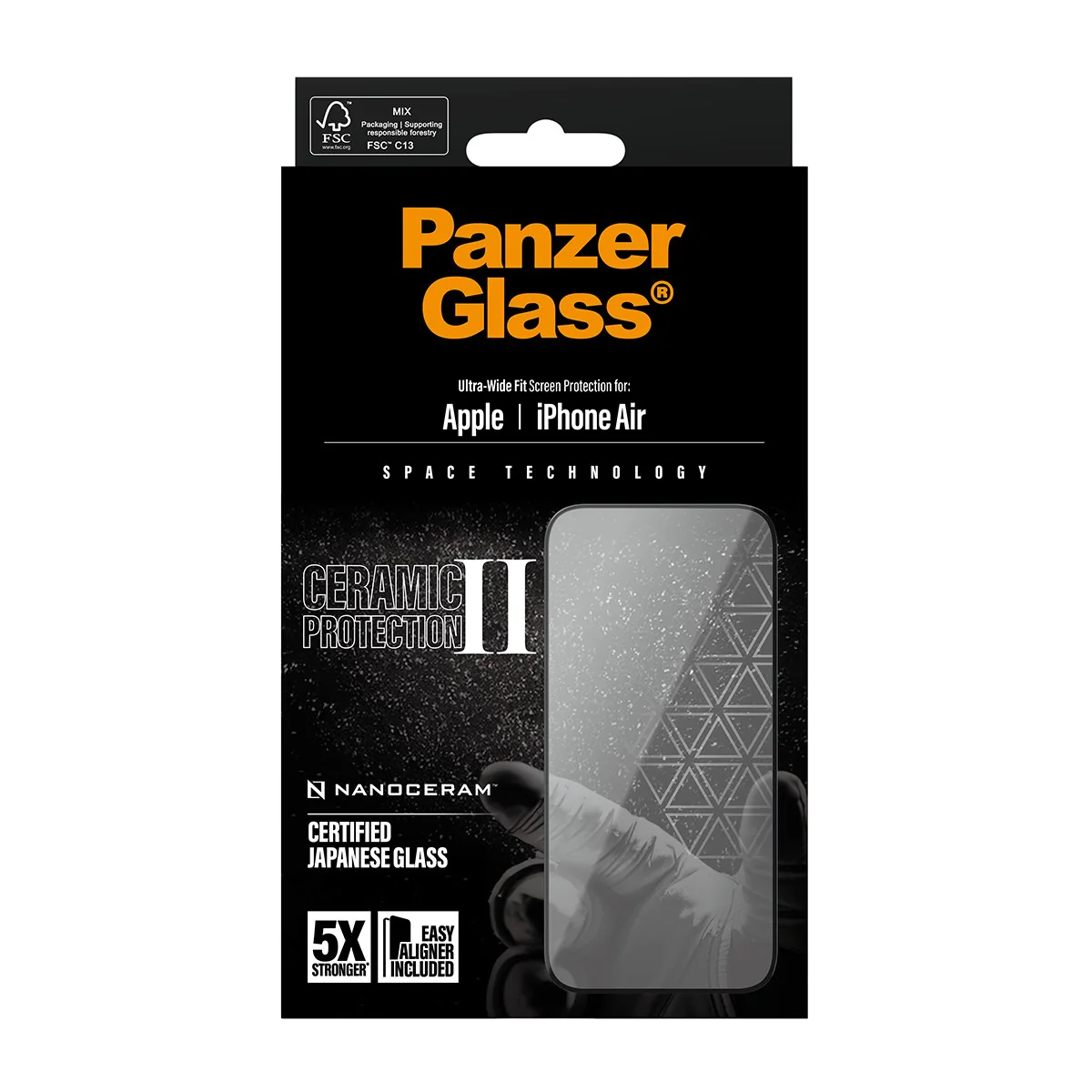 PanzerGlass® Ceramic II Screen Protector iPhone Air | Ultra-Wide Fit w. EasyAligner - Image 3